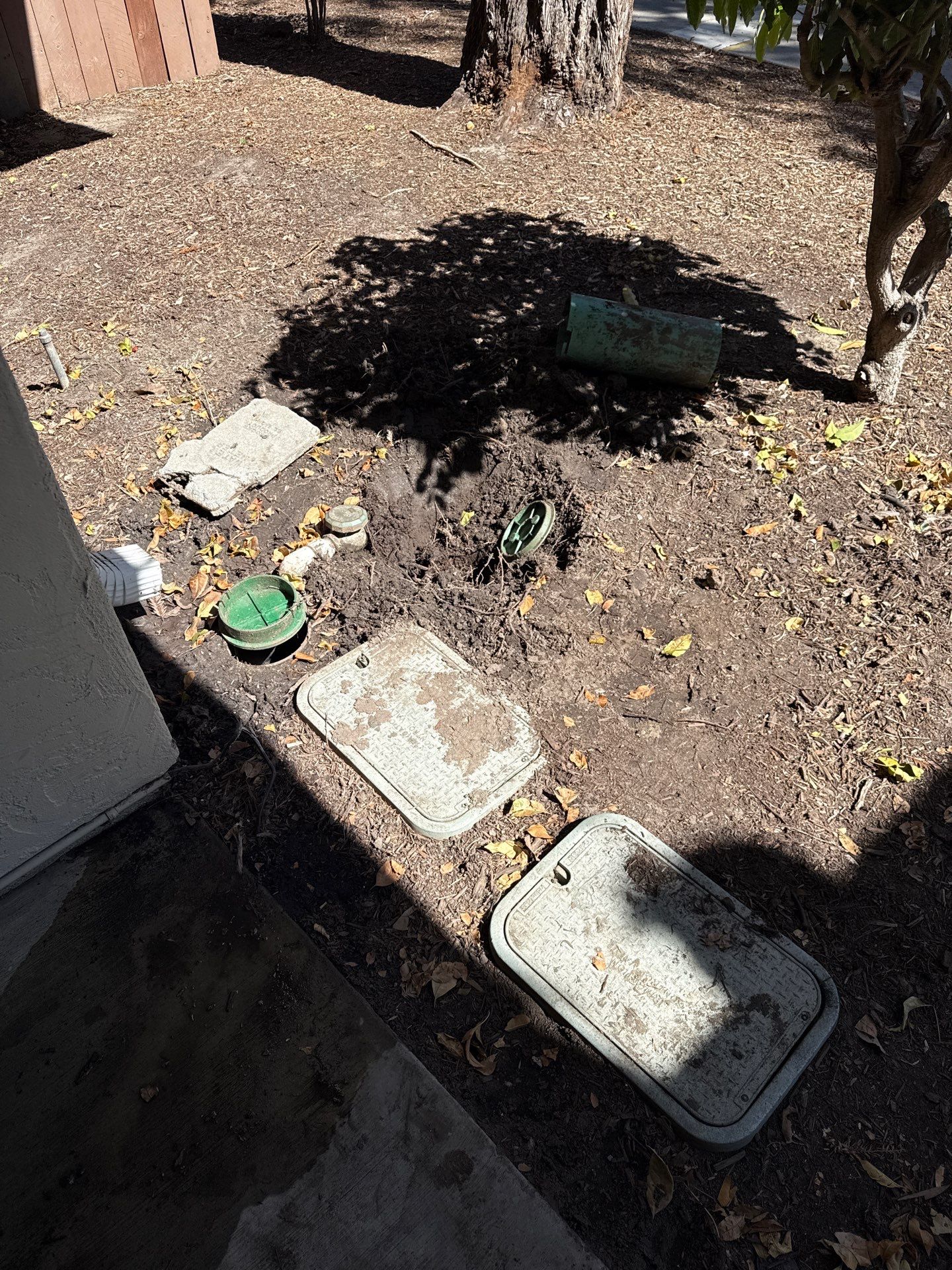 Installation of New Underground Piping by Us Plumbing 