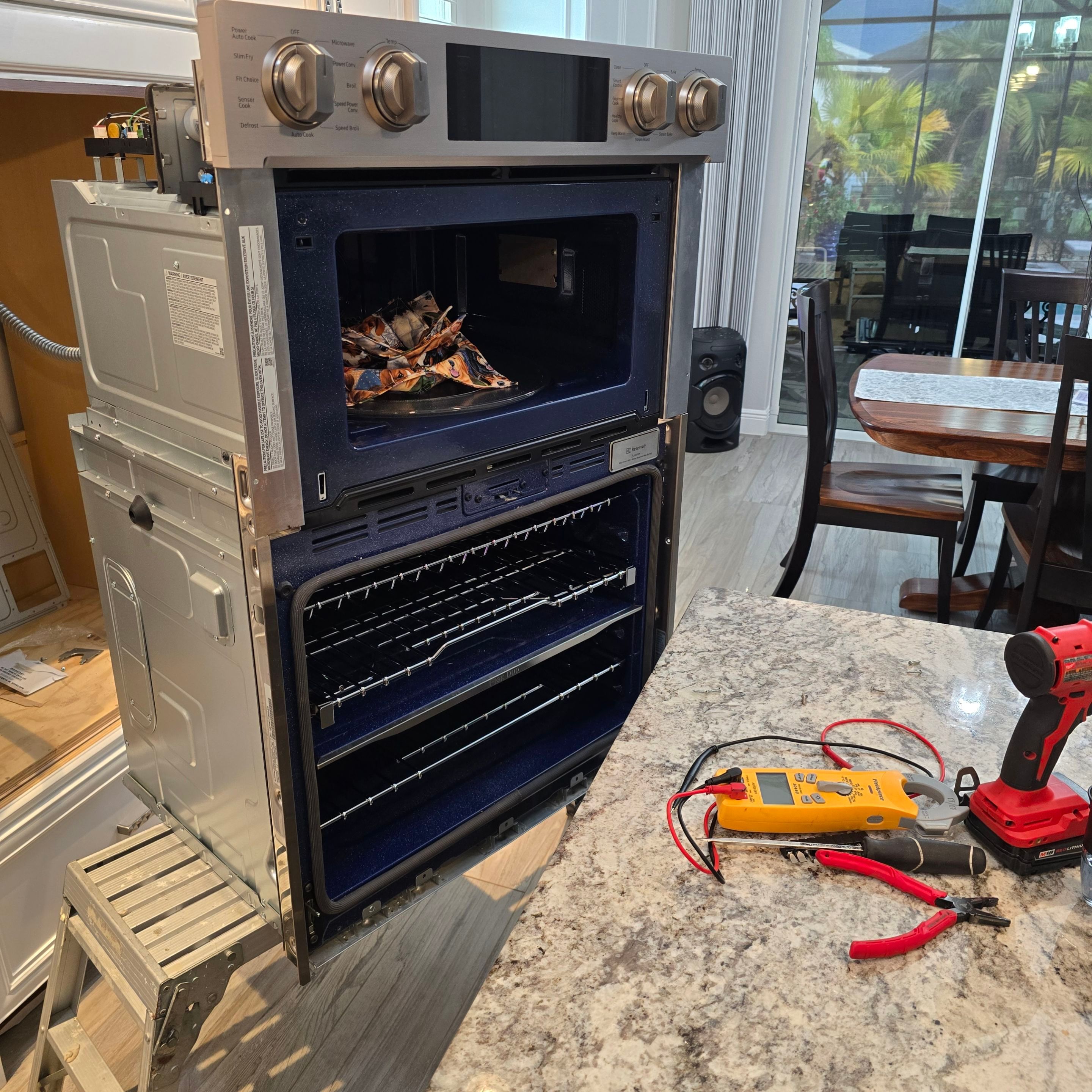 Samsung Microwave Combo Oven by AMB-WORKS APPLIANCE REPAIR