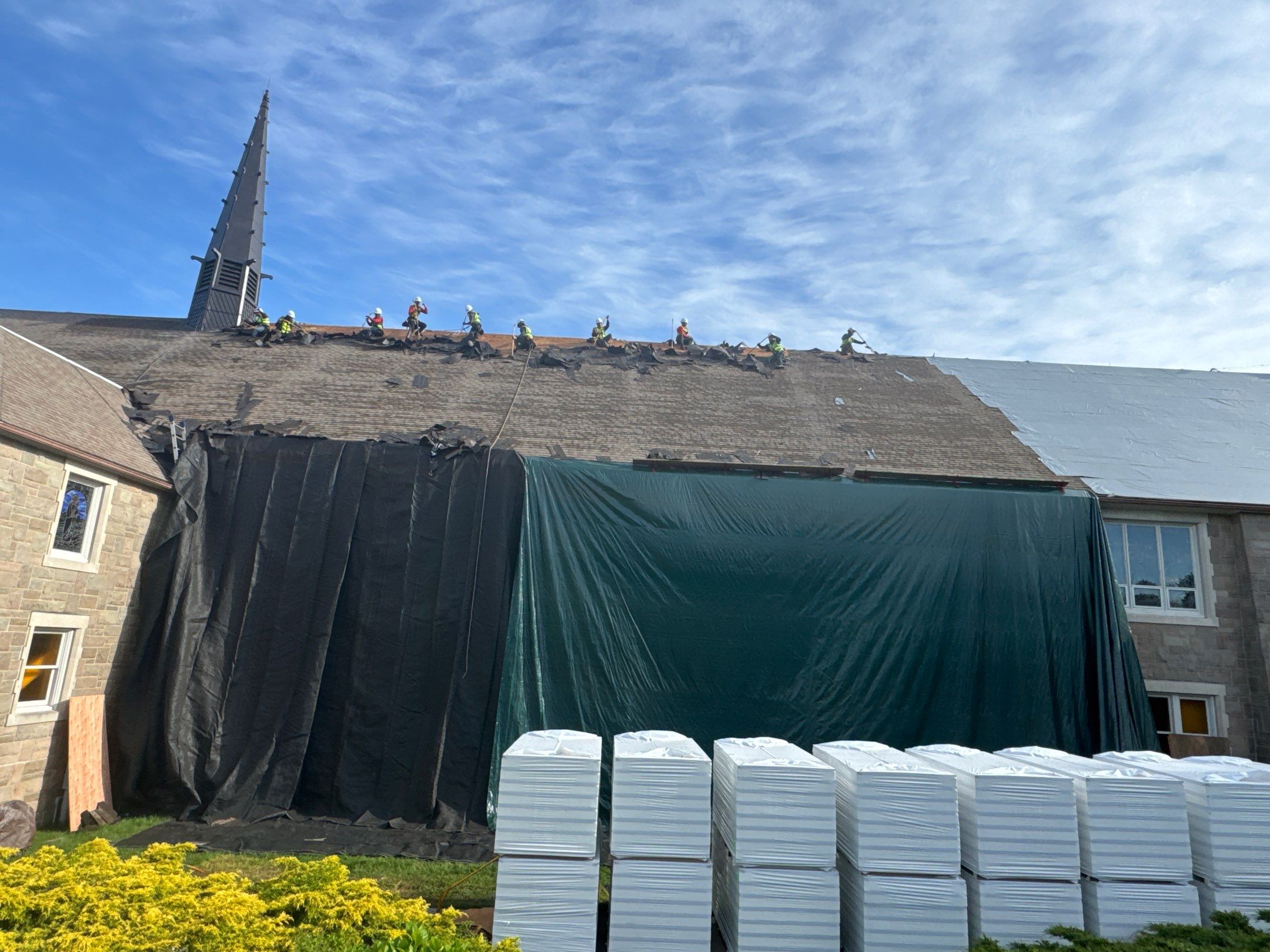 St. Pius Church - Commercial Roof Restoration by Rinaldi Brothers