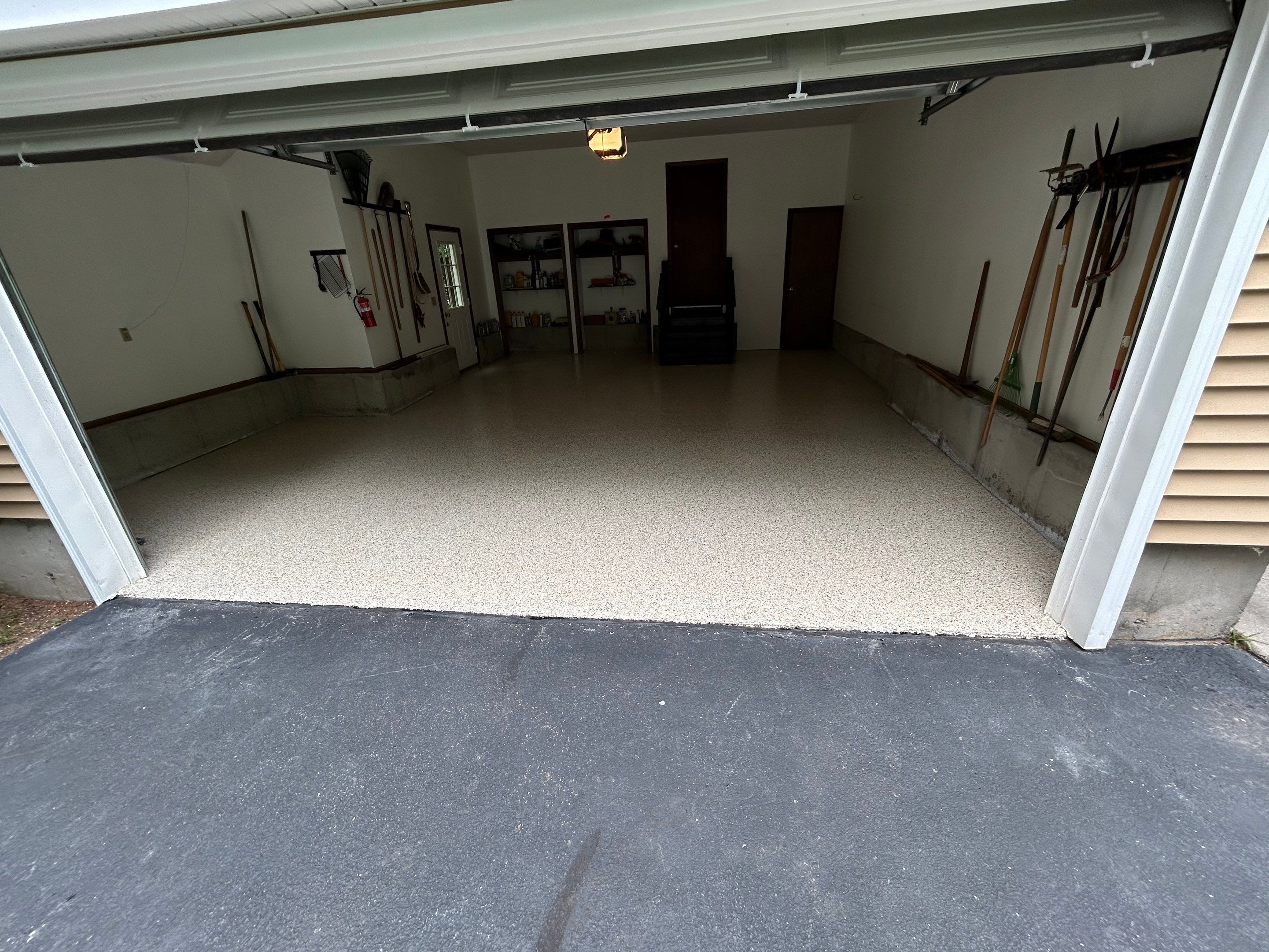 Beautiful Concrete Floor Coating in Shoreline by DiGiorgi Roofing and Siding Inc