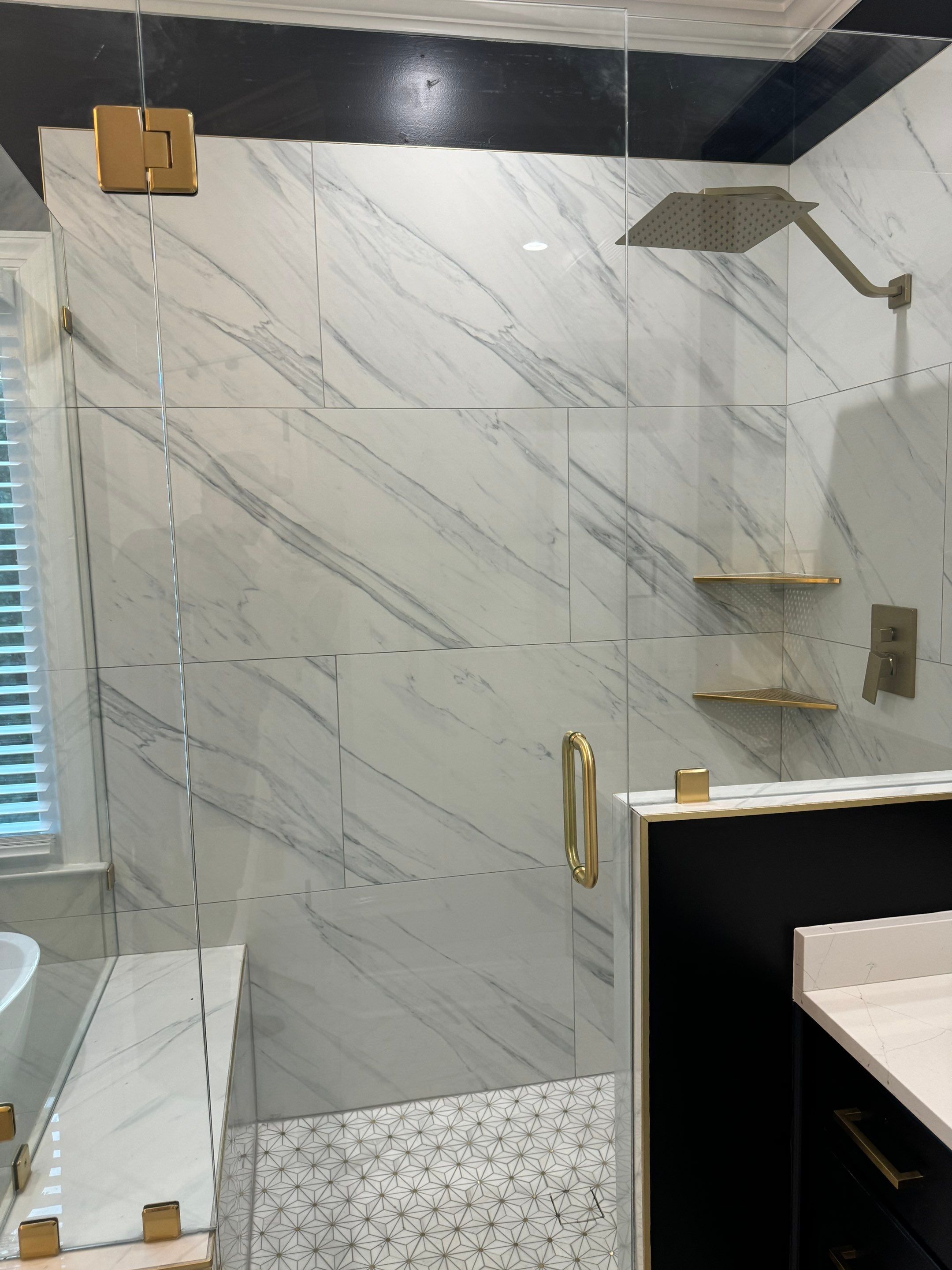 Woods Trace - Bathroom Remodel  by Pillar and Pine