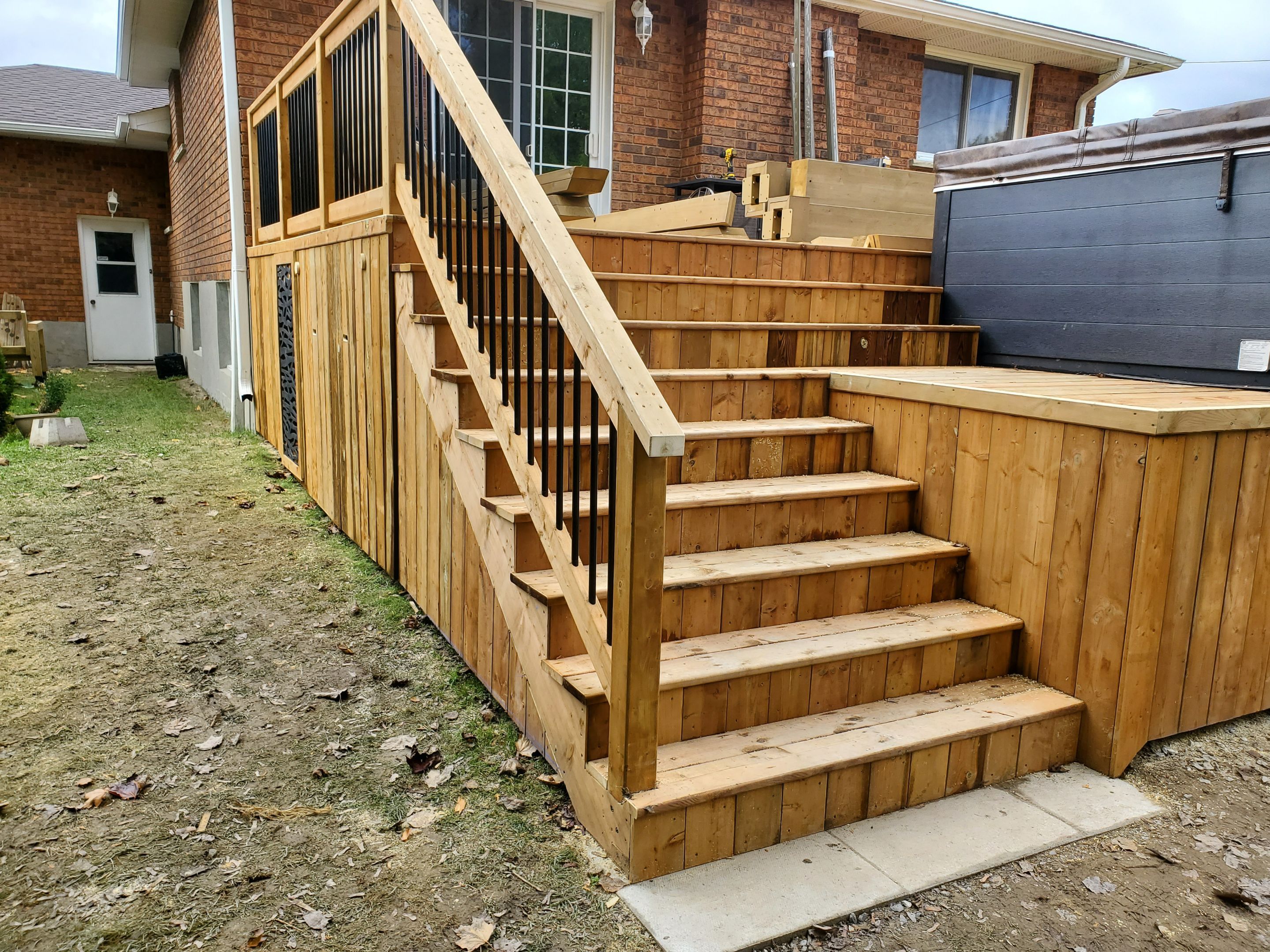 Deck Construction by Impact Construction Sudbury