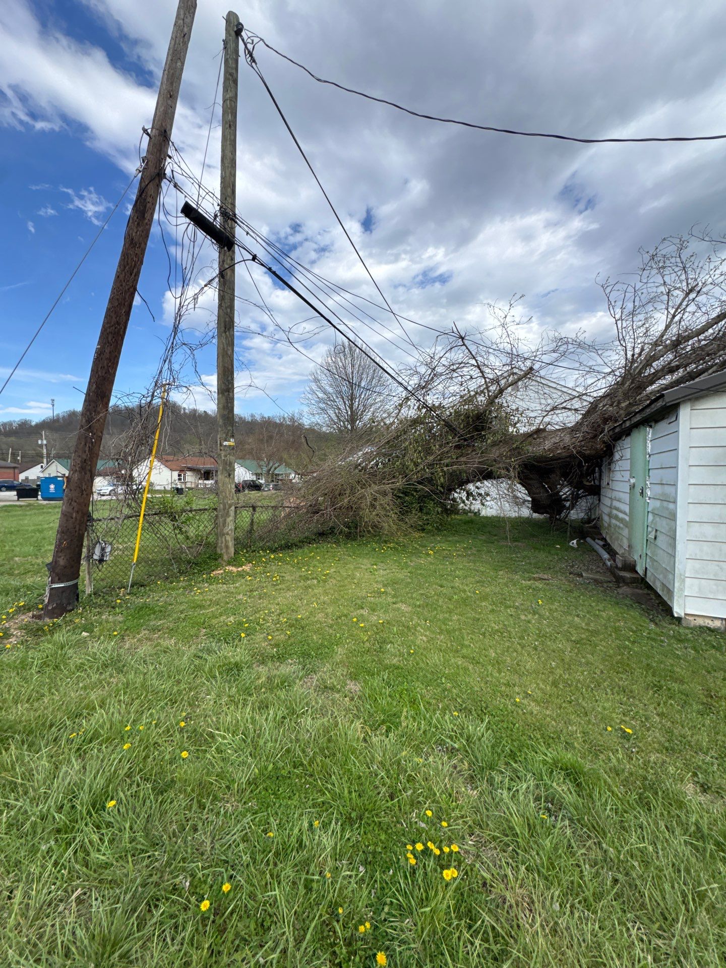 Project in Nitro, WV Rotator Crane Lifts Tree Off House | Nitro WV • One Wrong Move Job | Rotator Crane Tree Removal • Heavy Rescue Tree Job | Nitro WV • Extreme Tree Removal Over Home | Nitro WV by Jones Empire LLC