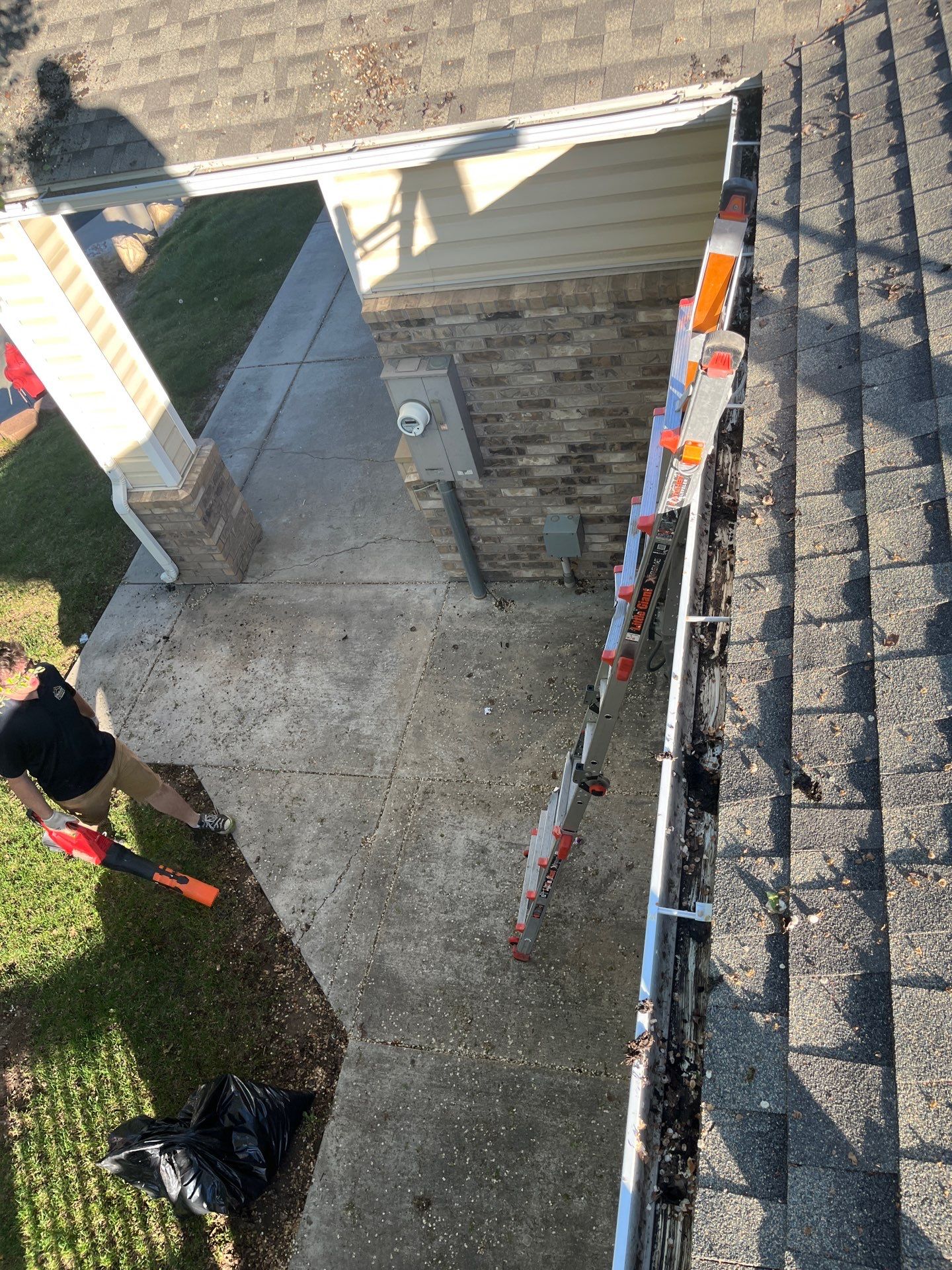 Commercial gutter cleaning Ogden, UT after photo with clean gutters