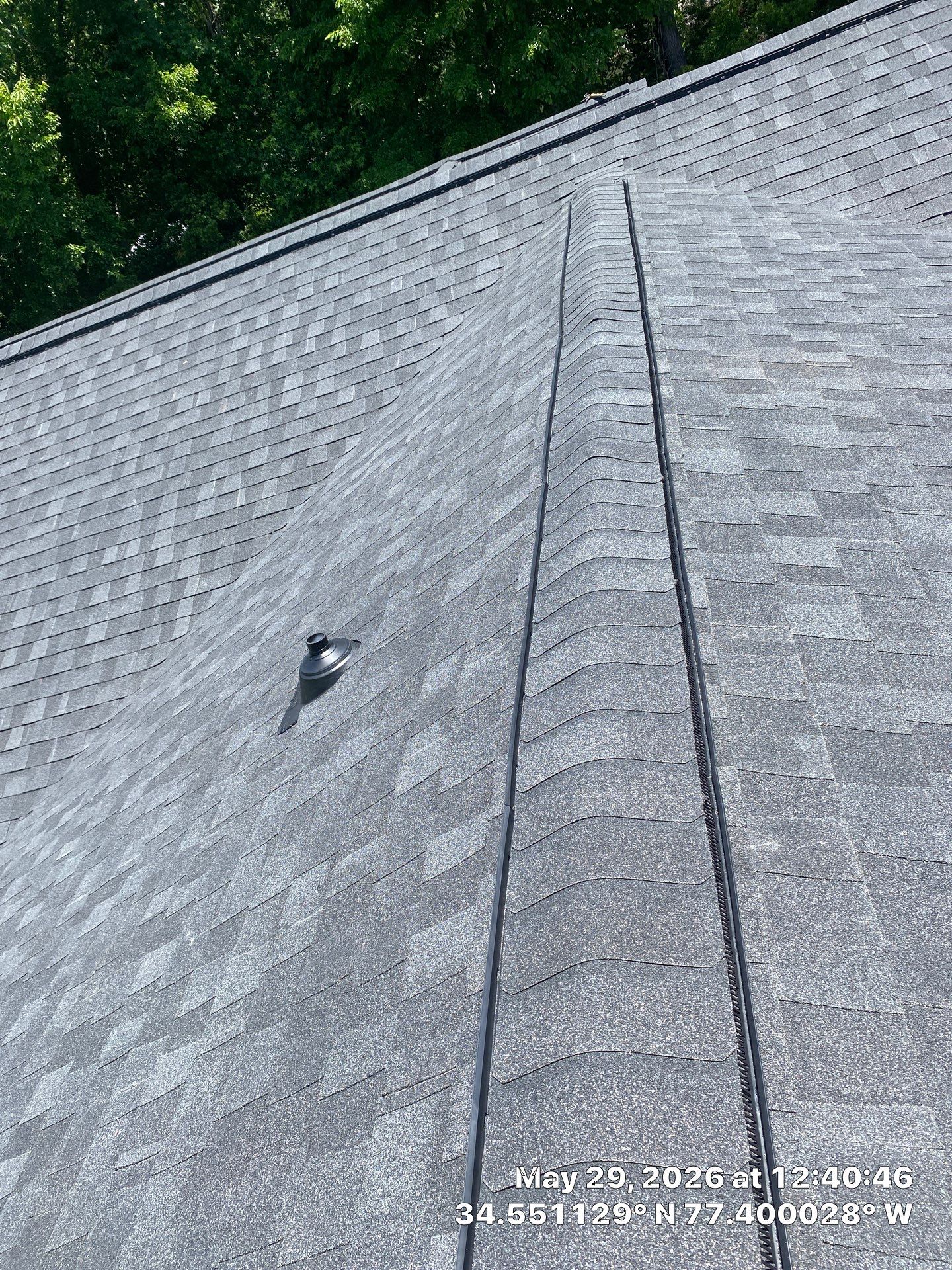 Fortified Roof Replacement in Sneads Ferry, NC using Certainteed Landmark Max Def Charcoal Black by RGR Construction and Roofing, LLC