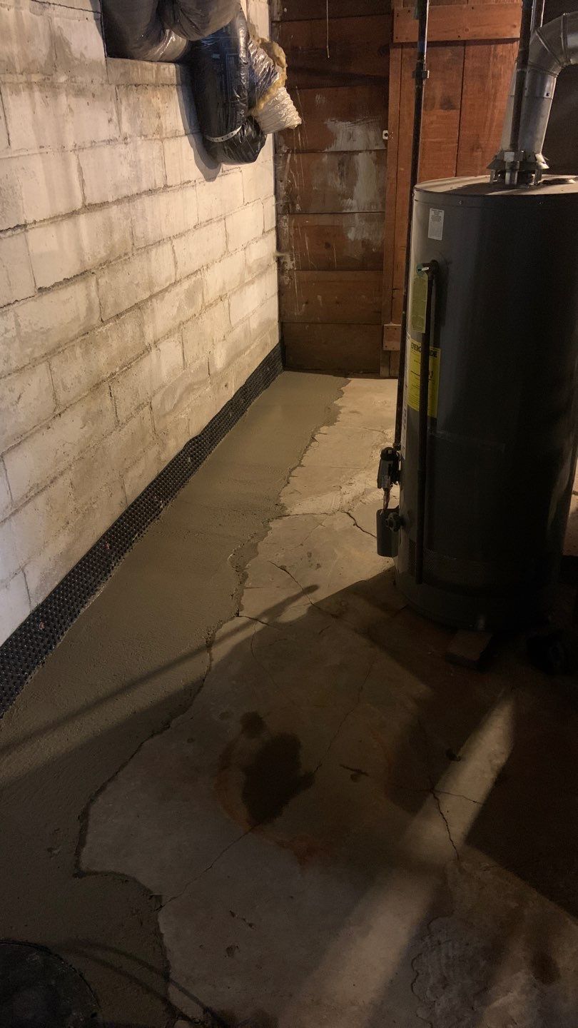 Interior Drain Tile - South MPLS by Waterproofing Northeast