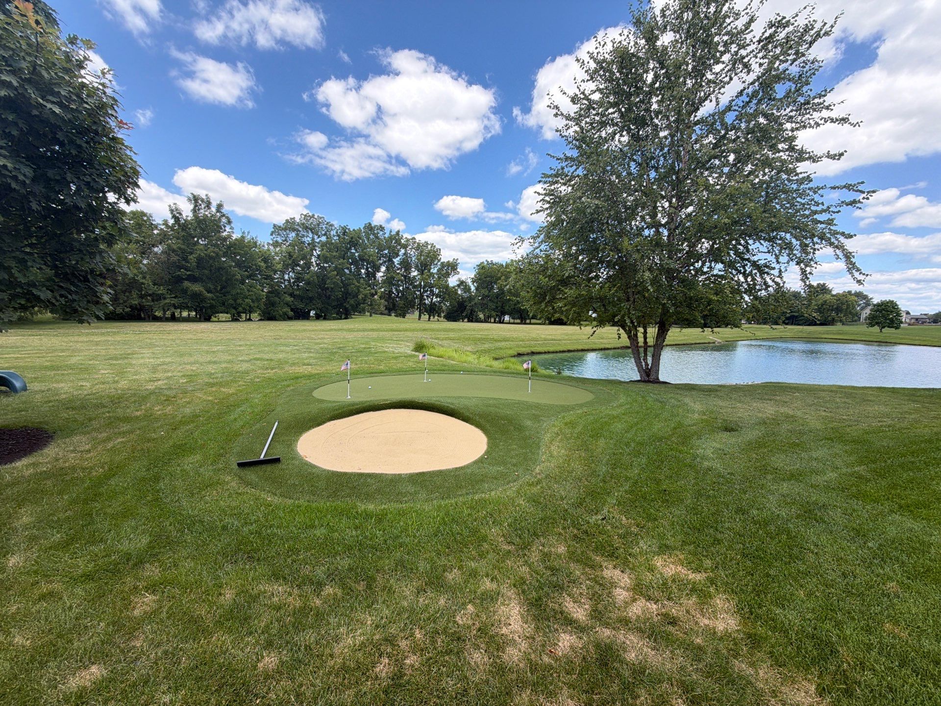 Sand Trap & Putting Green in Noblesville, IN by ForeverLawn NEIN/INDY