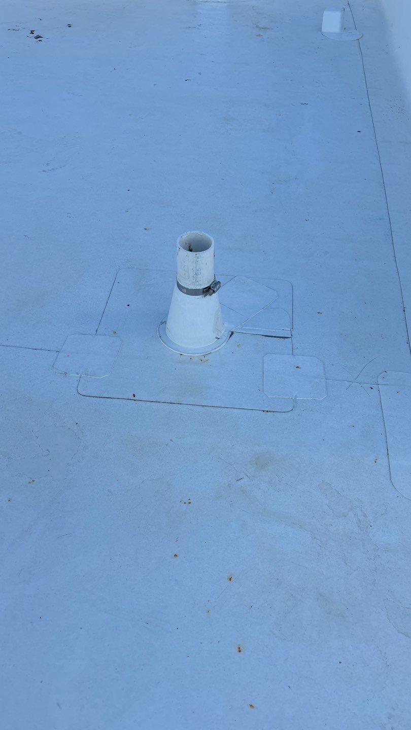 Residential Install of Flat TPO by International Roofing