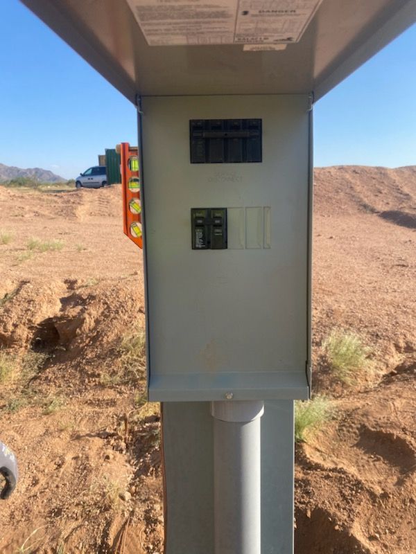 Project in Eloy by Mobile Home Installations
