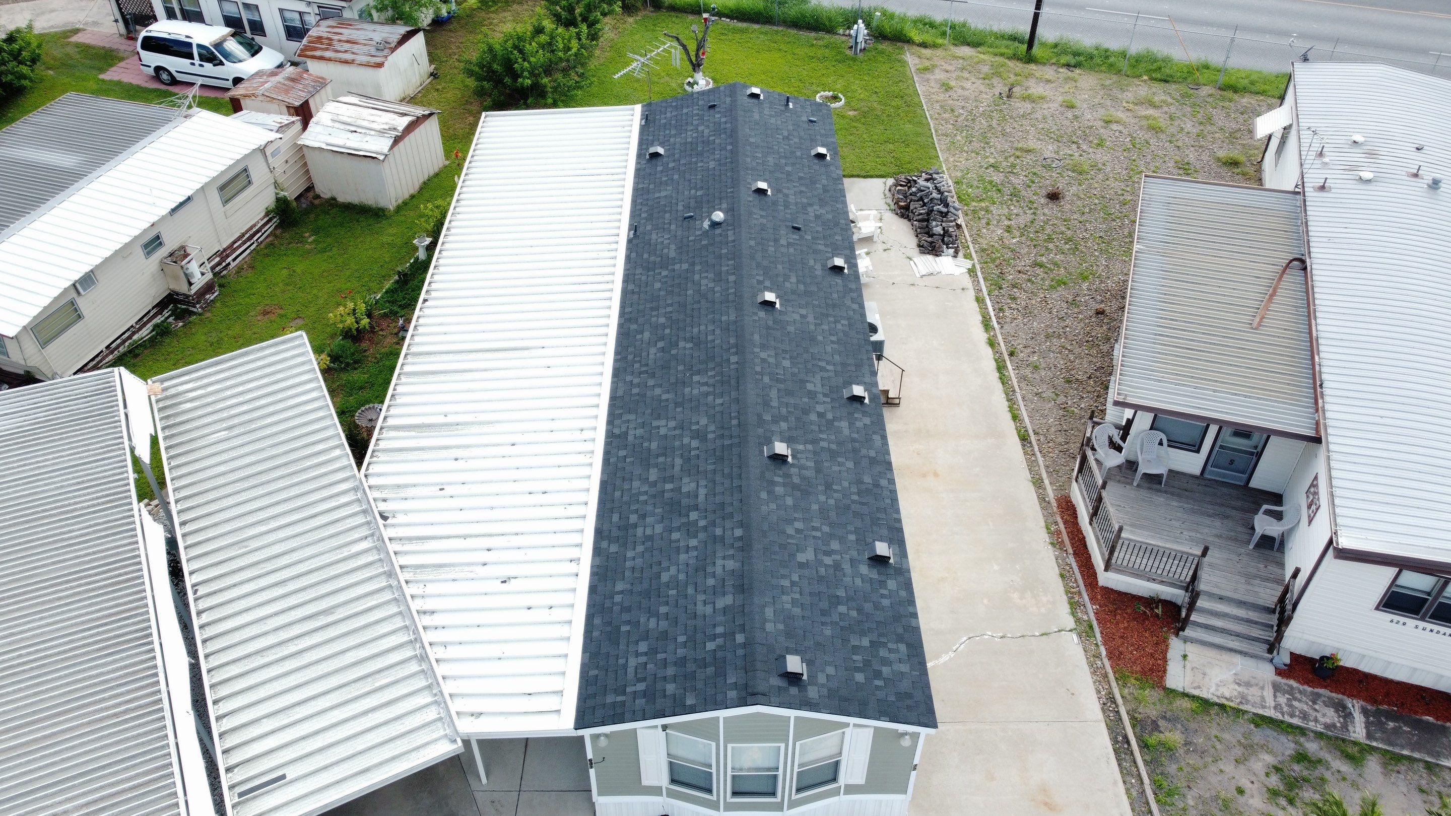 San Juan Roof Project by Bison Roofing  