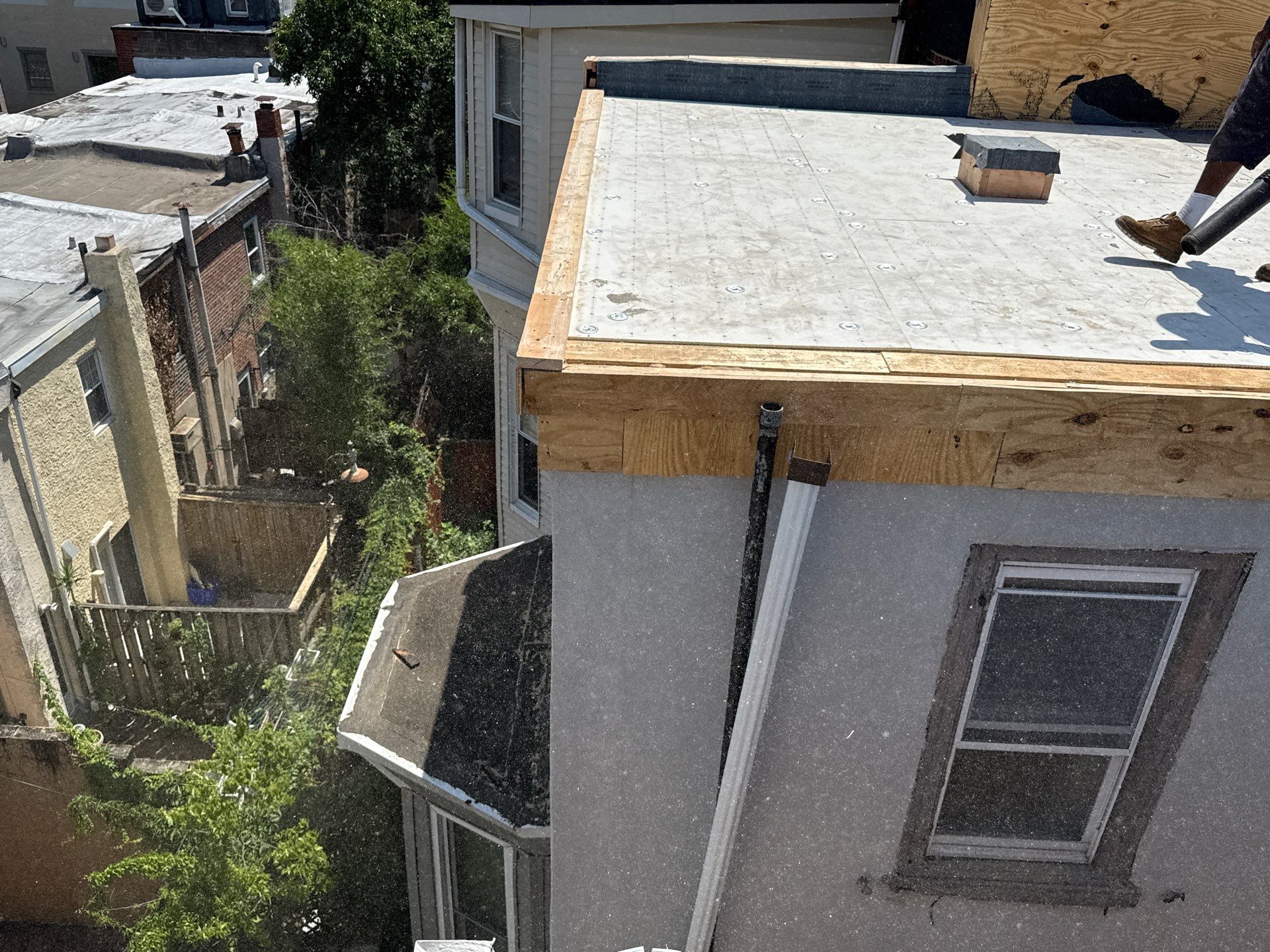 Roof replacement by Philadelphia Quality Roofing