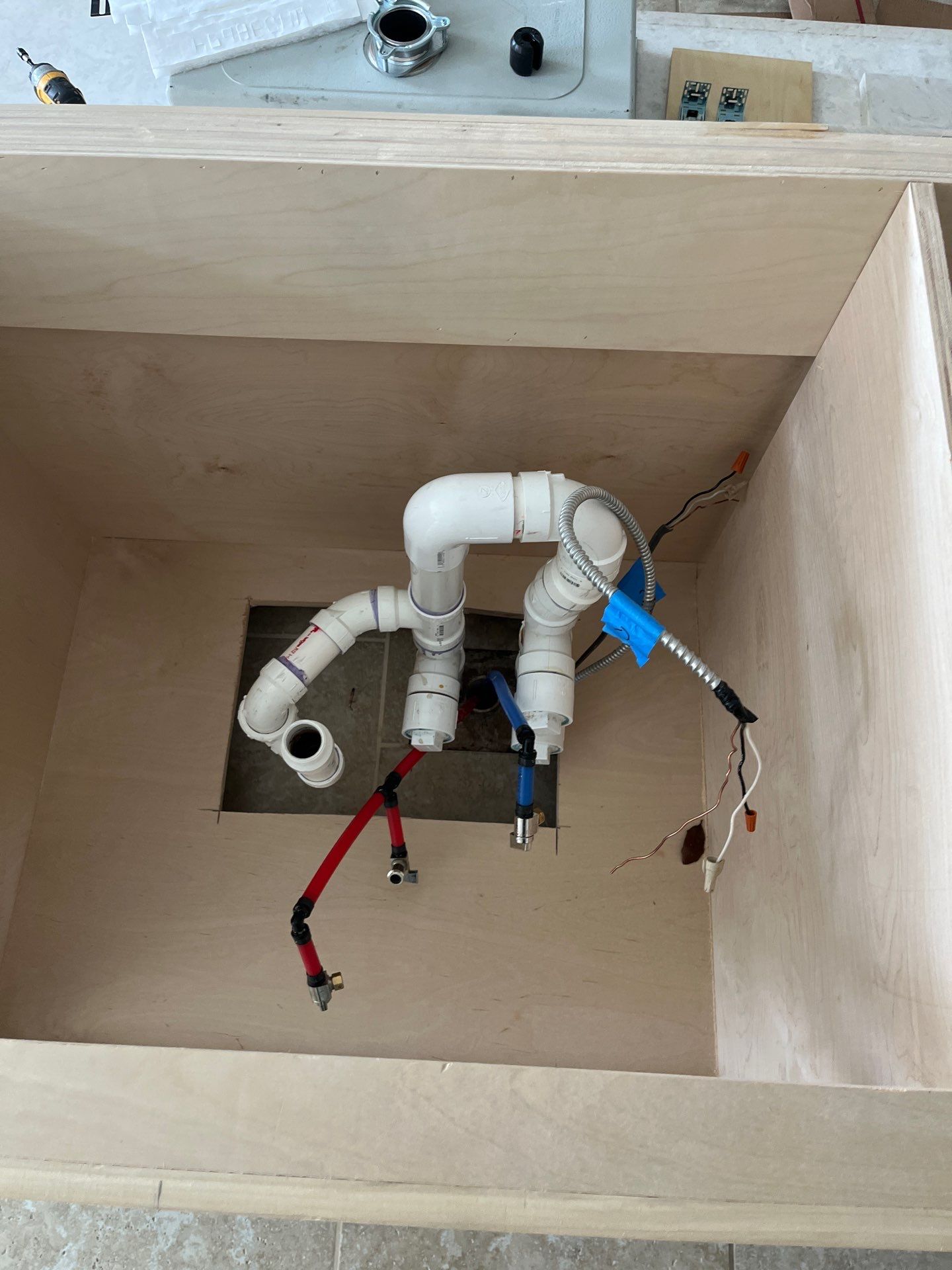 Kitchen Remodel using Water mitigation equipment by L&T General Contractors and Restoration INC