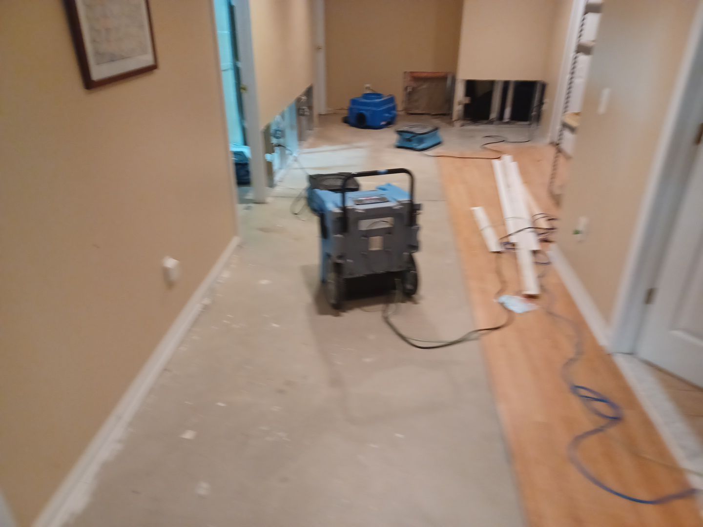 Project in Village of Clarkston by EzDry Water Mitigation & Property Restoration