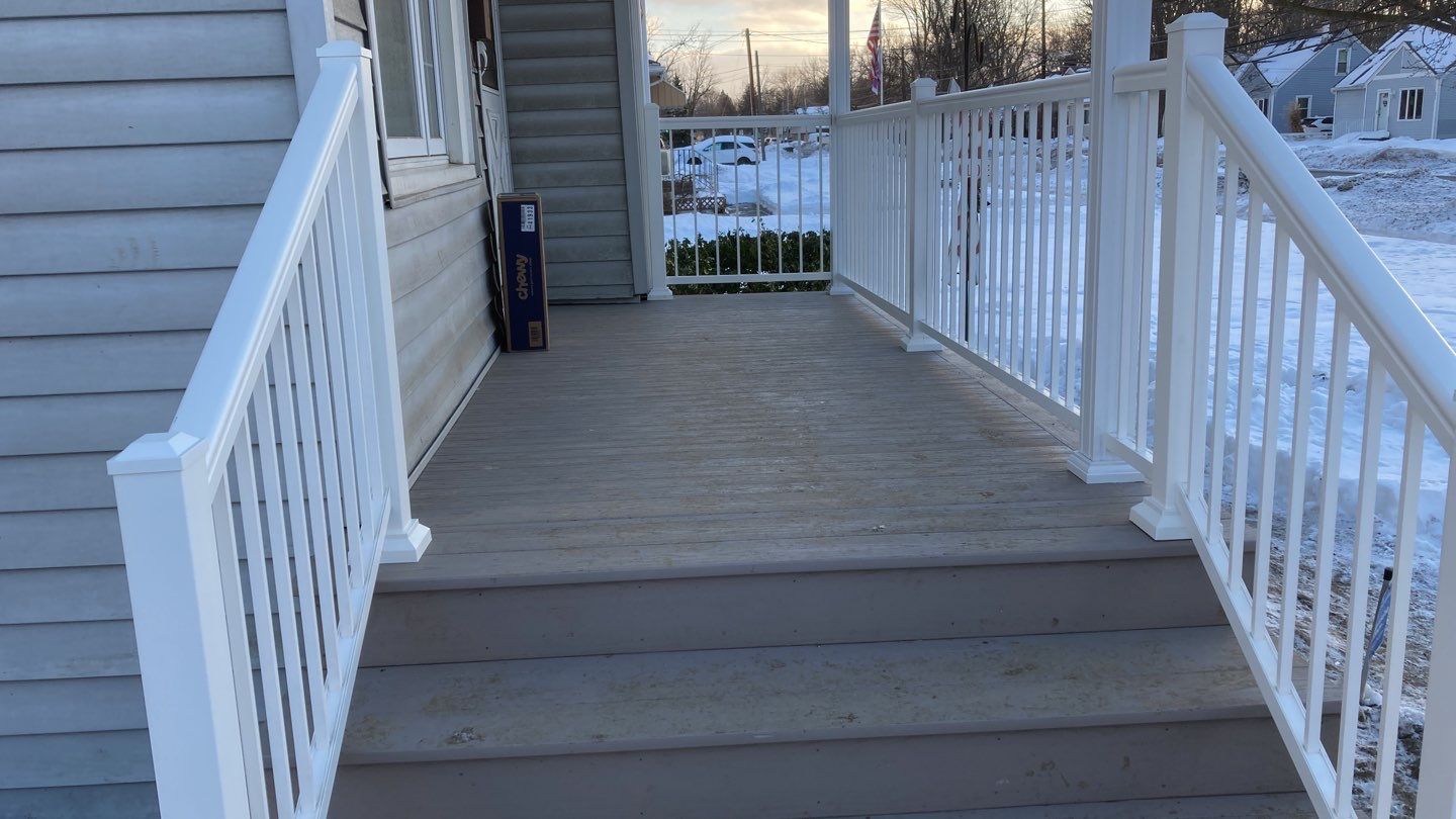 Porch and Entry Door by Ivy Lea Construction