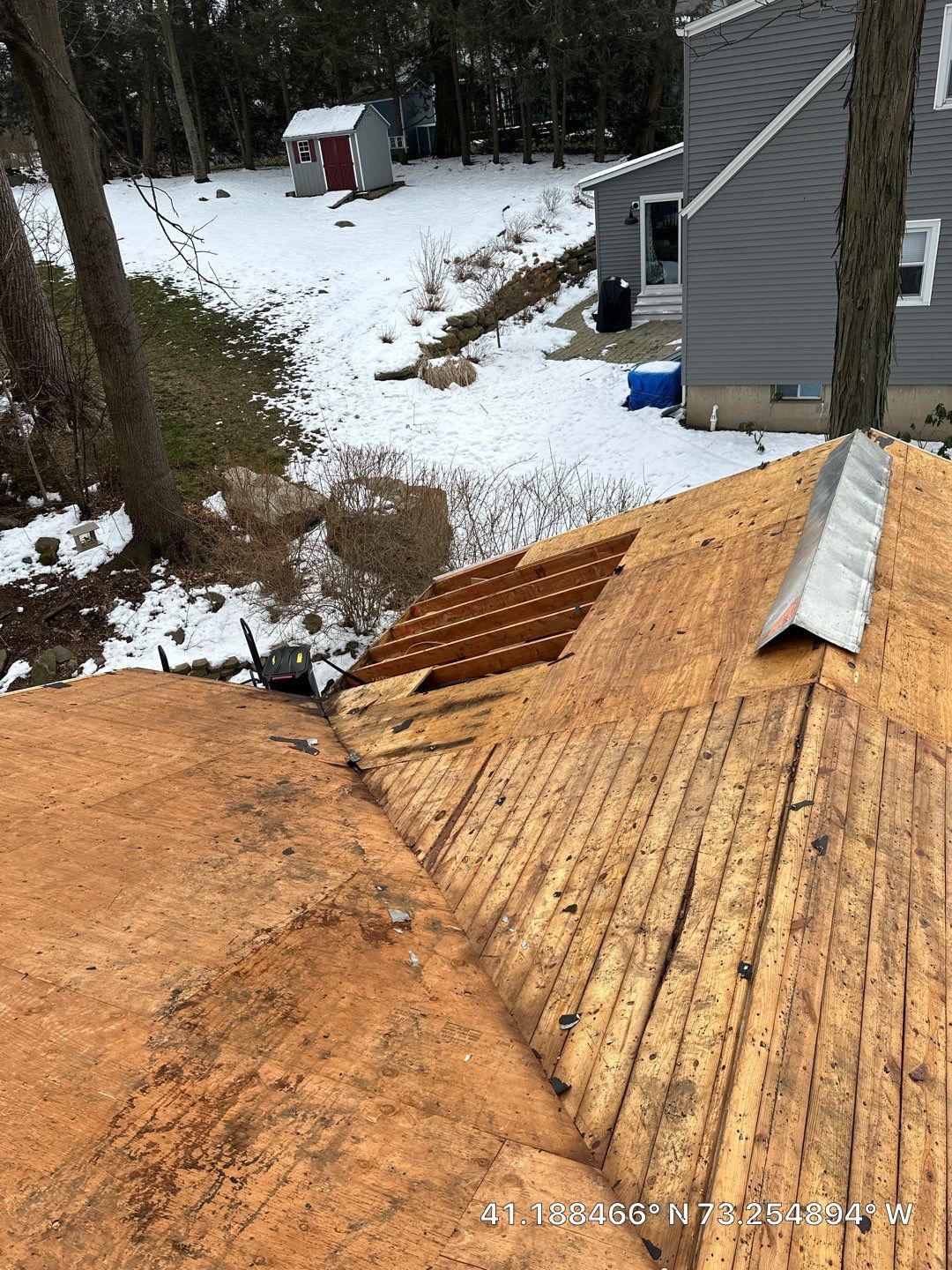 Residential Roofing Installation using Owens Corning Duration Estate Gray by A Plus Exterior