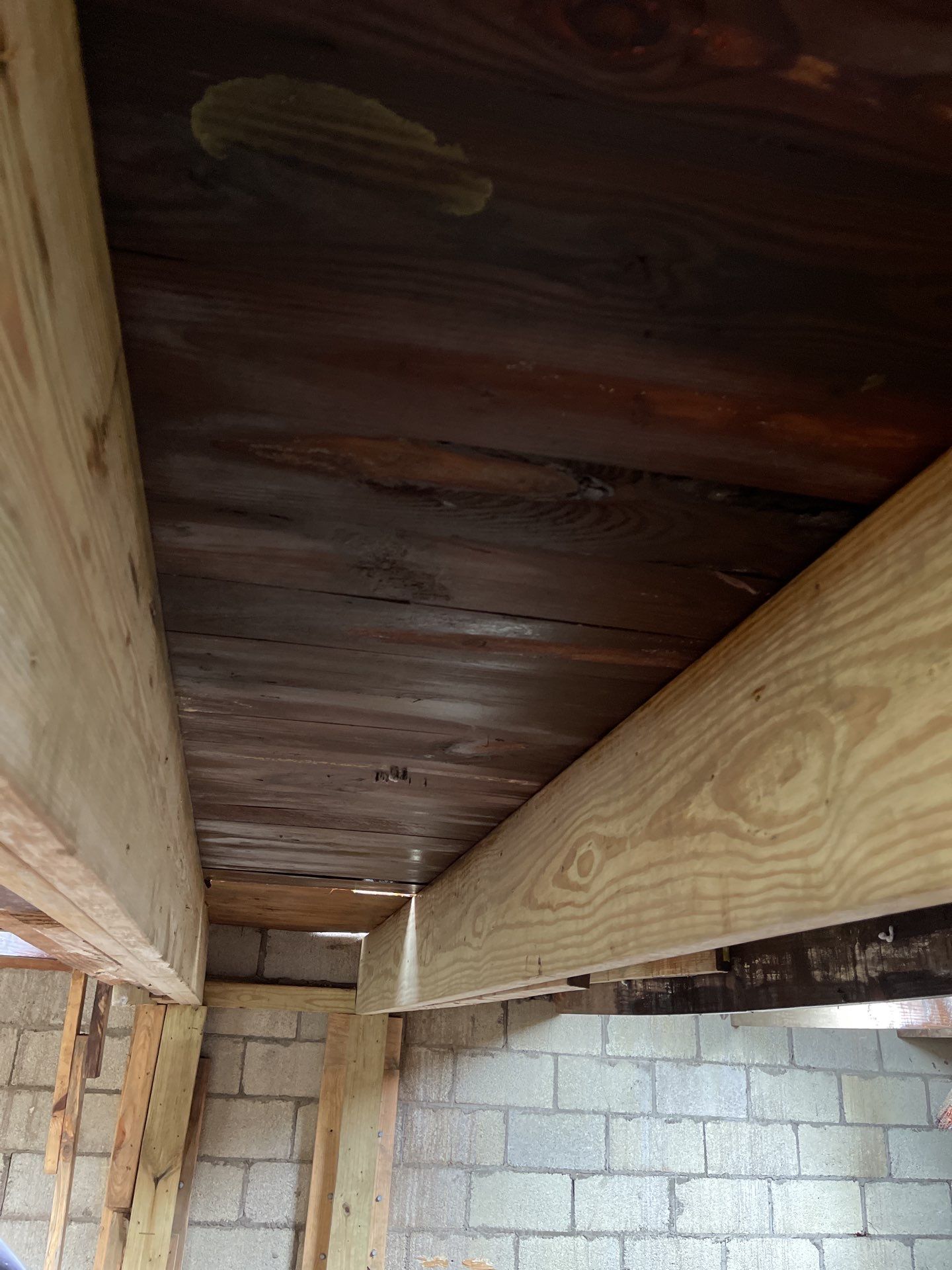 truses repair and new deking  by Xtreme interior company LLC
