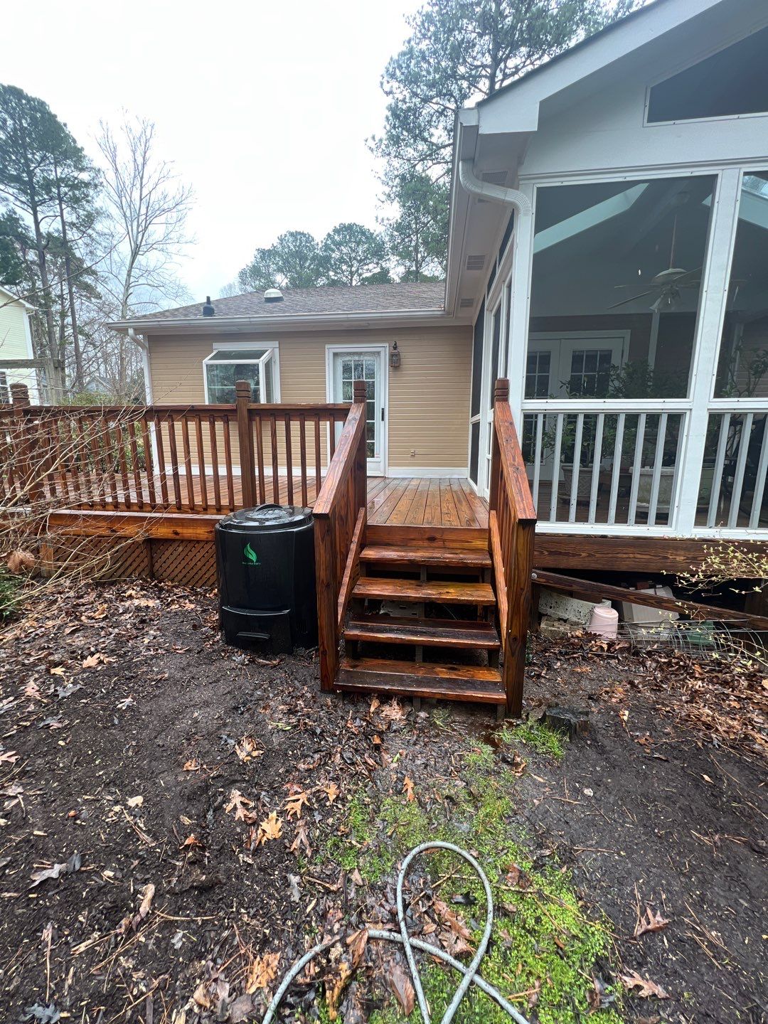 Weathered Deck using Wood Sealant by DuraSeal