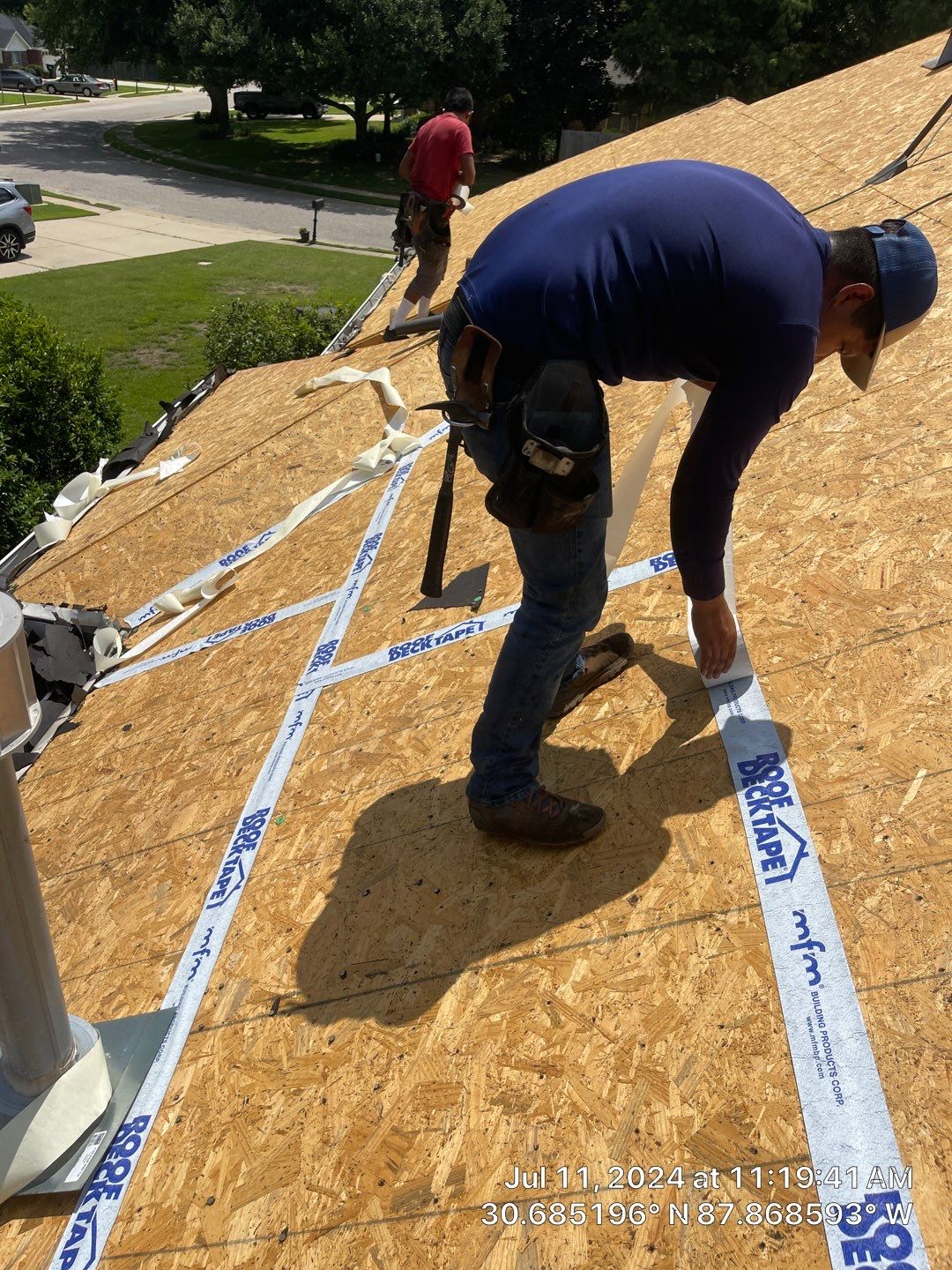 Residential Roofing Installation using Roof Replacement by American Roofing & Construction LLC
