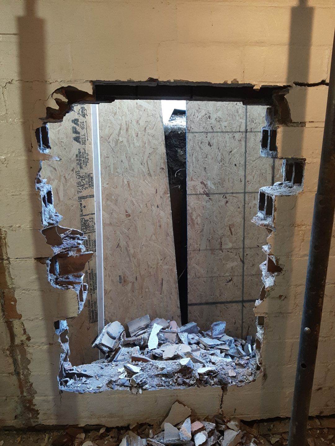Basement Wall Rebuild with Exterior Waterproofing by Toledo Basement Repair