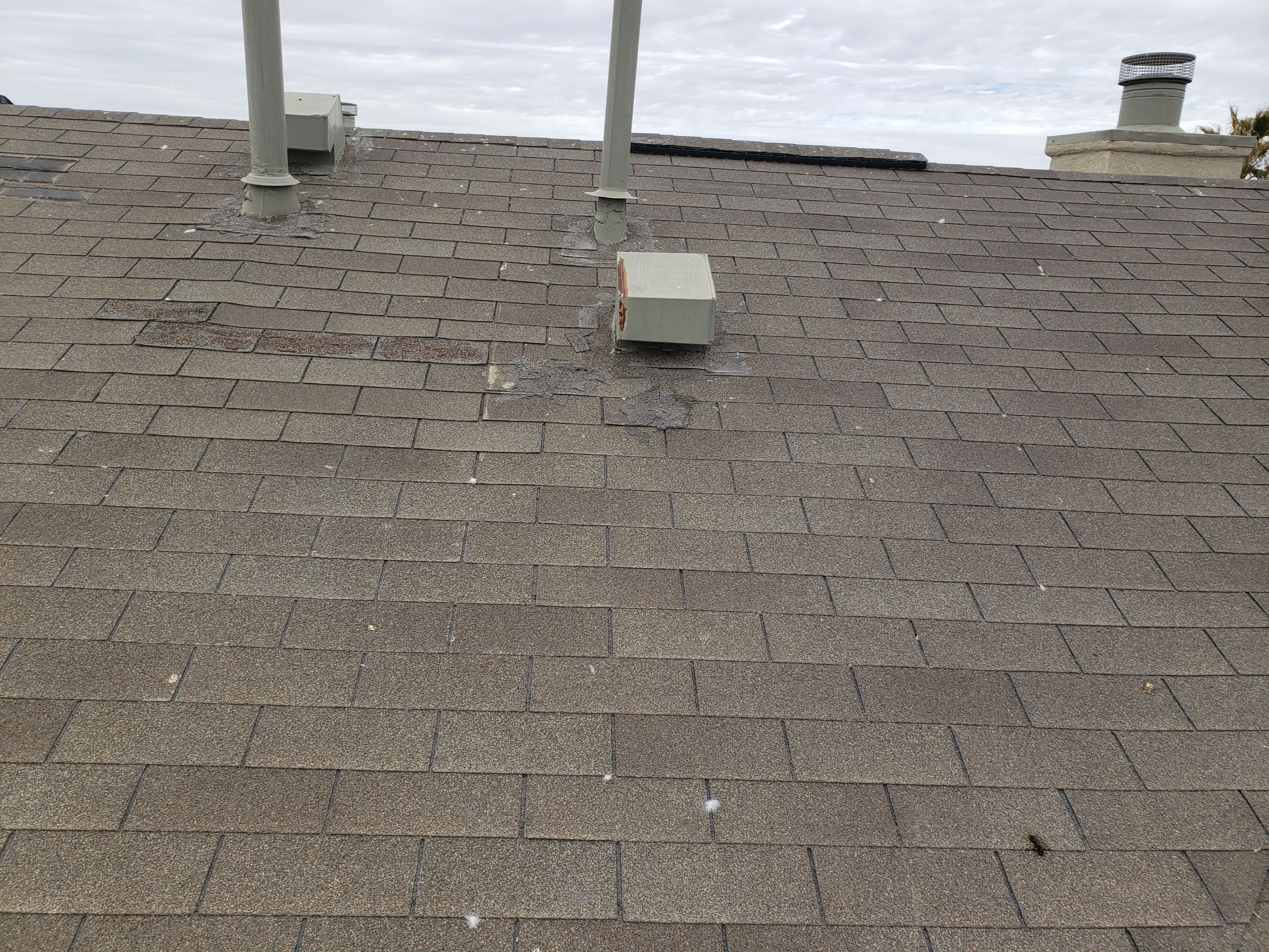 Shingle roof restoration by SPF Services 