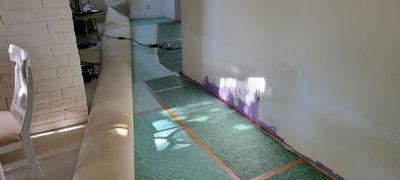 Carpet Re-installation after Flood Damage