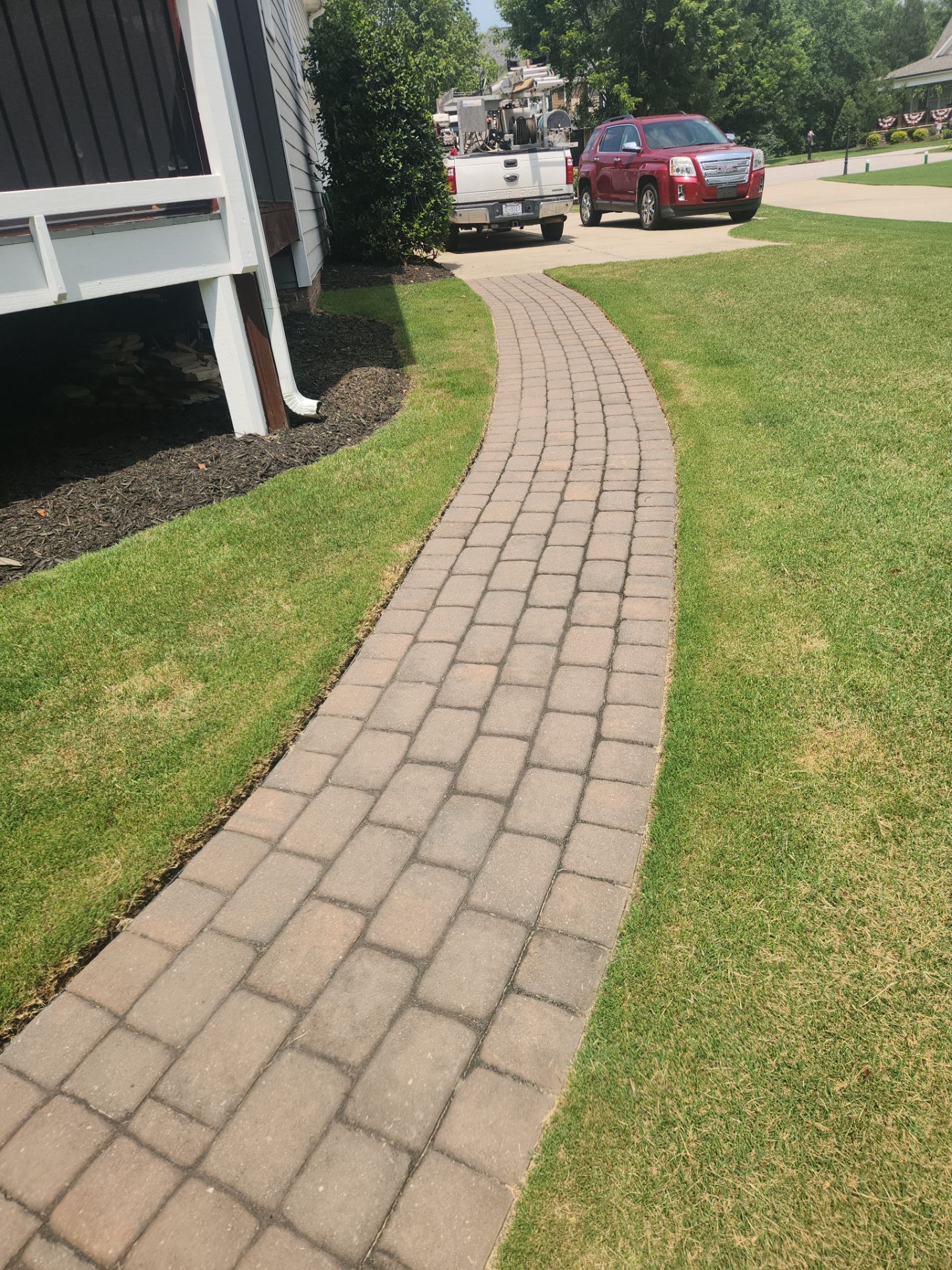 Paver Patio using Concrete Sealant by DuraSeal