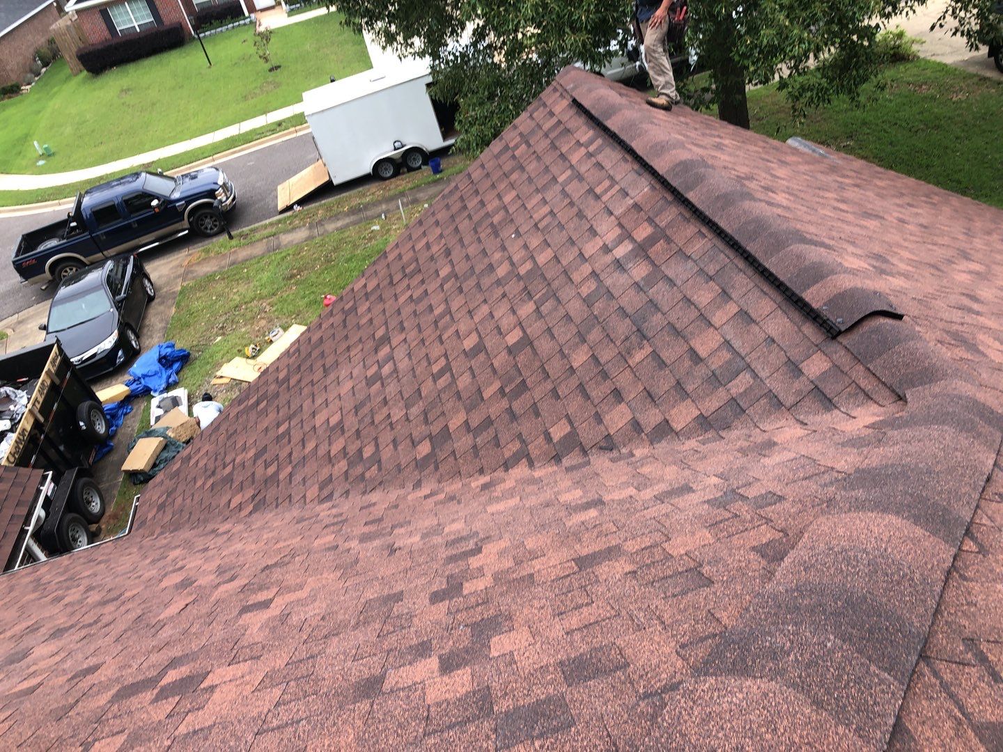 Residential Roofing Installation using Roof Replacement by American Roofing & Construction LLC