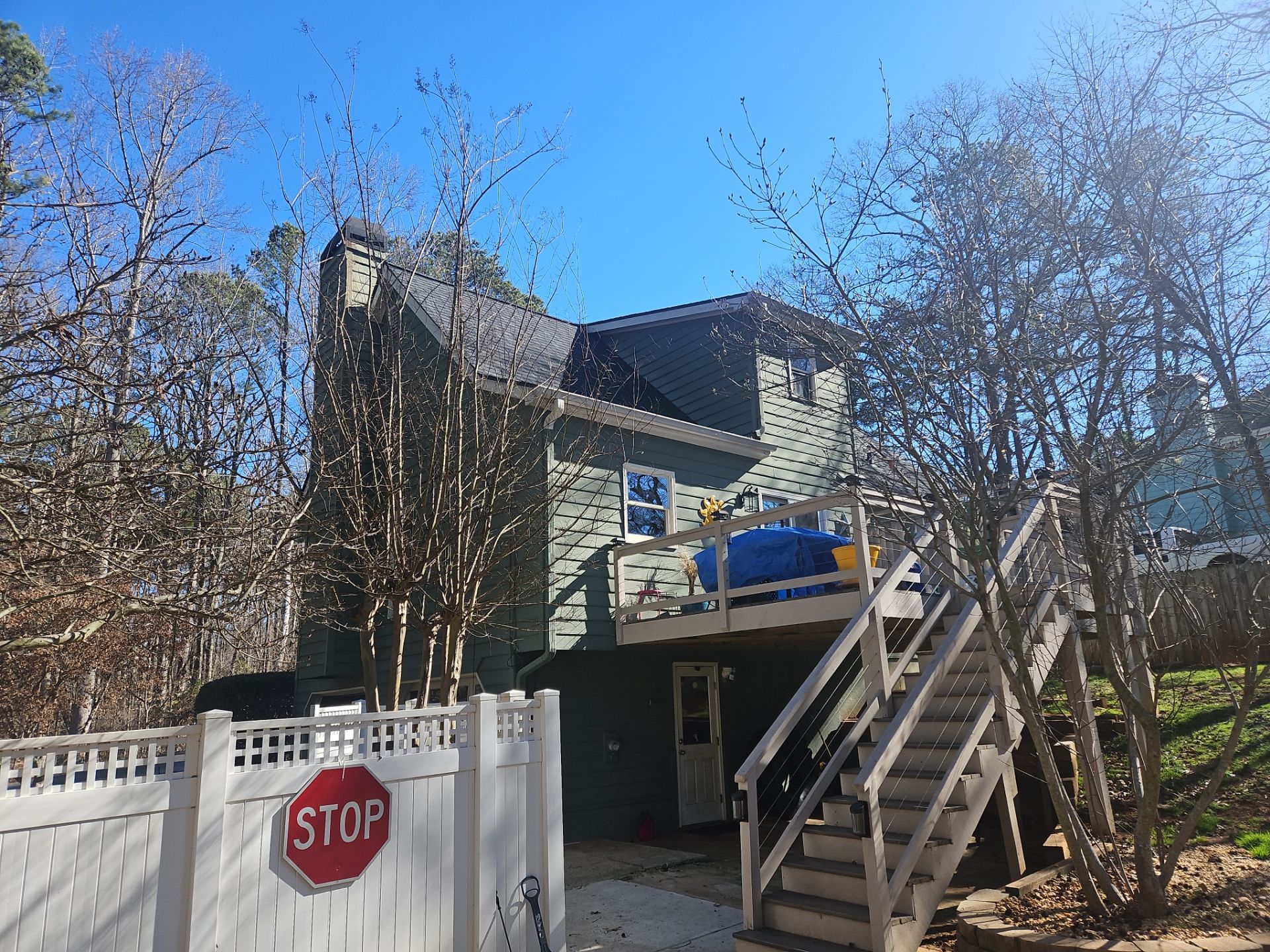 James Hardie Siding Install, Rotten Wood and Gutter Replacement and Exterior Painting by Nelson Exteriors 