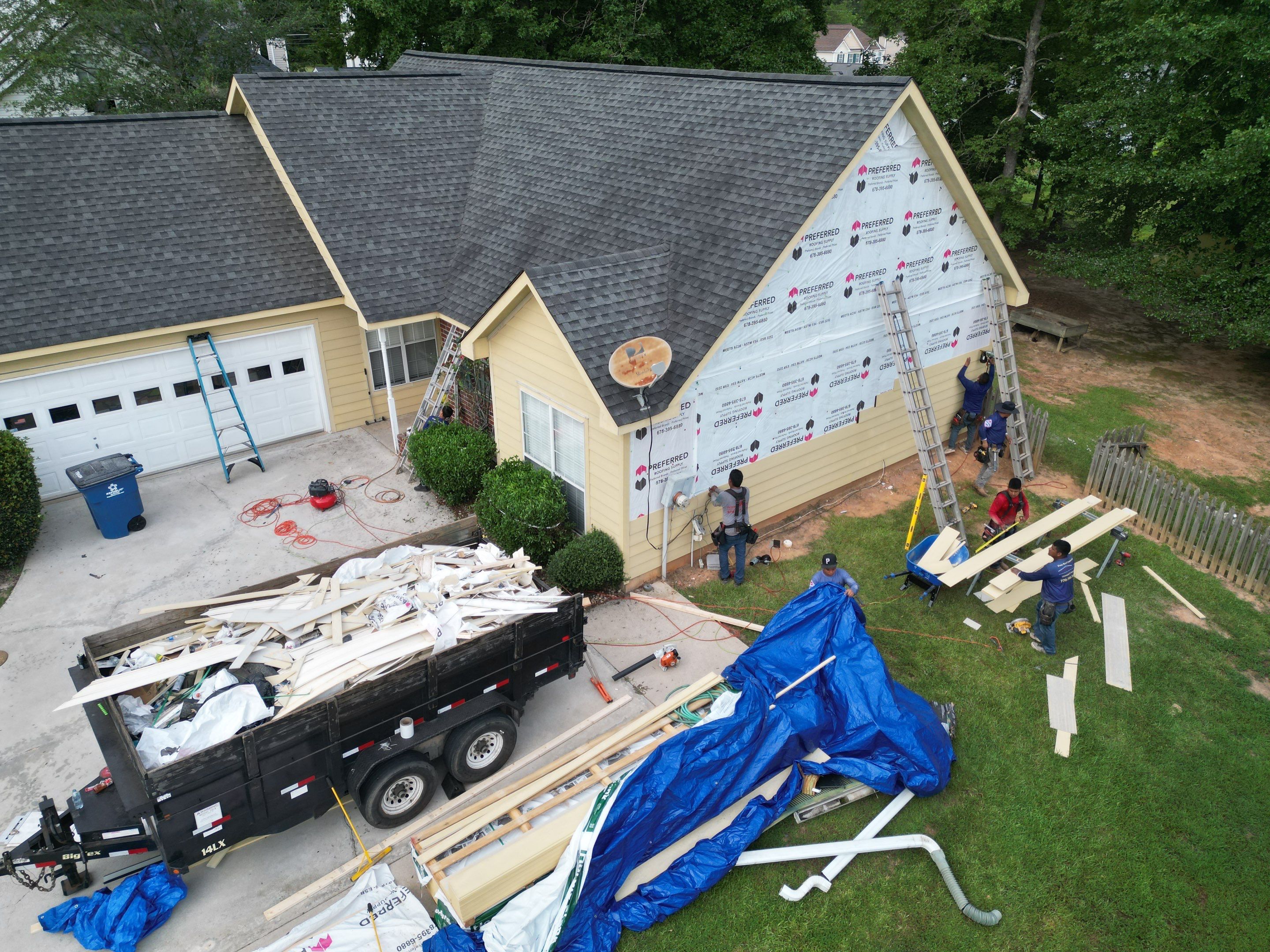 Siding replacement  by Deerfield Roofing LLC