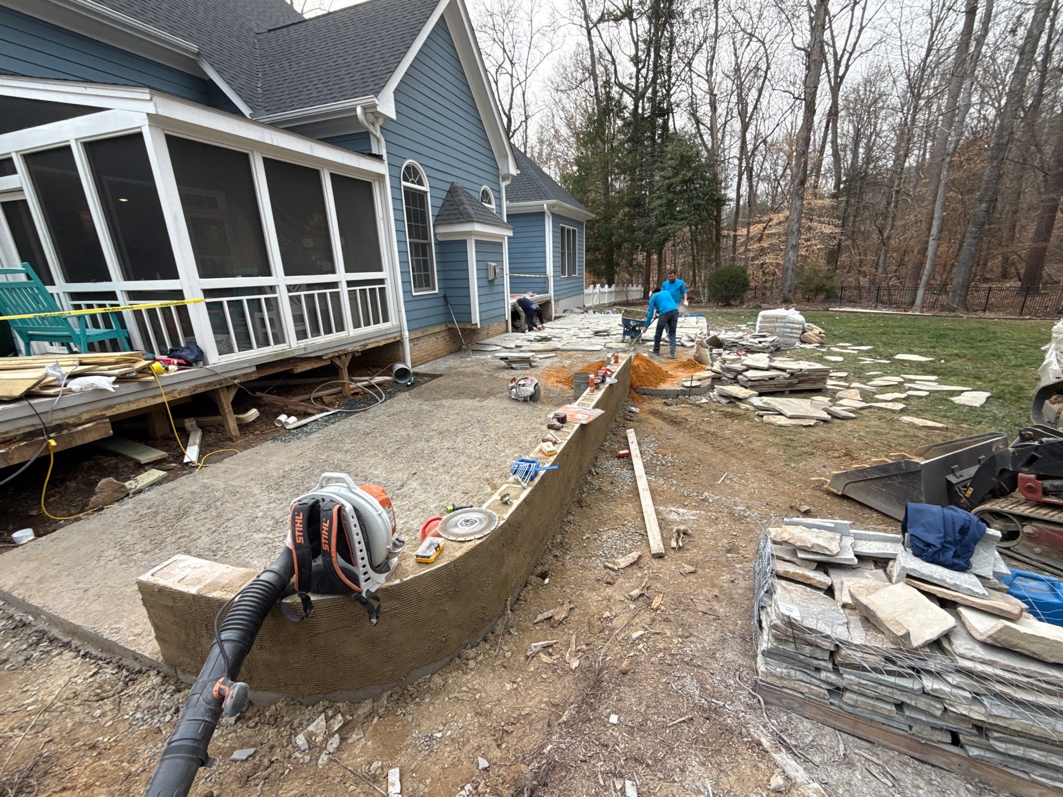 Hardscaping in Pittsboro by Martinez Brother’s Nc Landscaping Inc