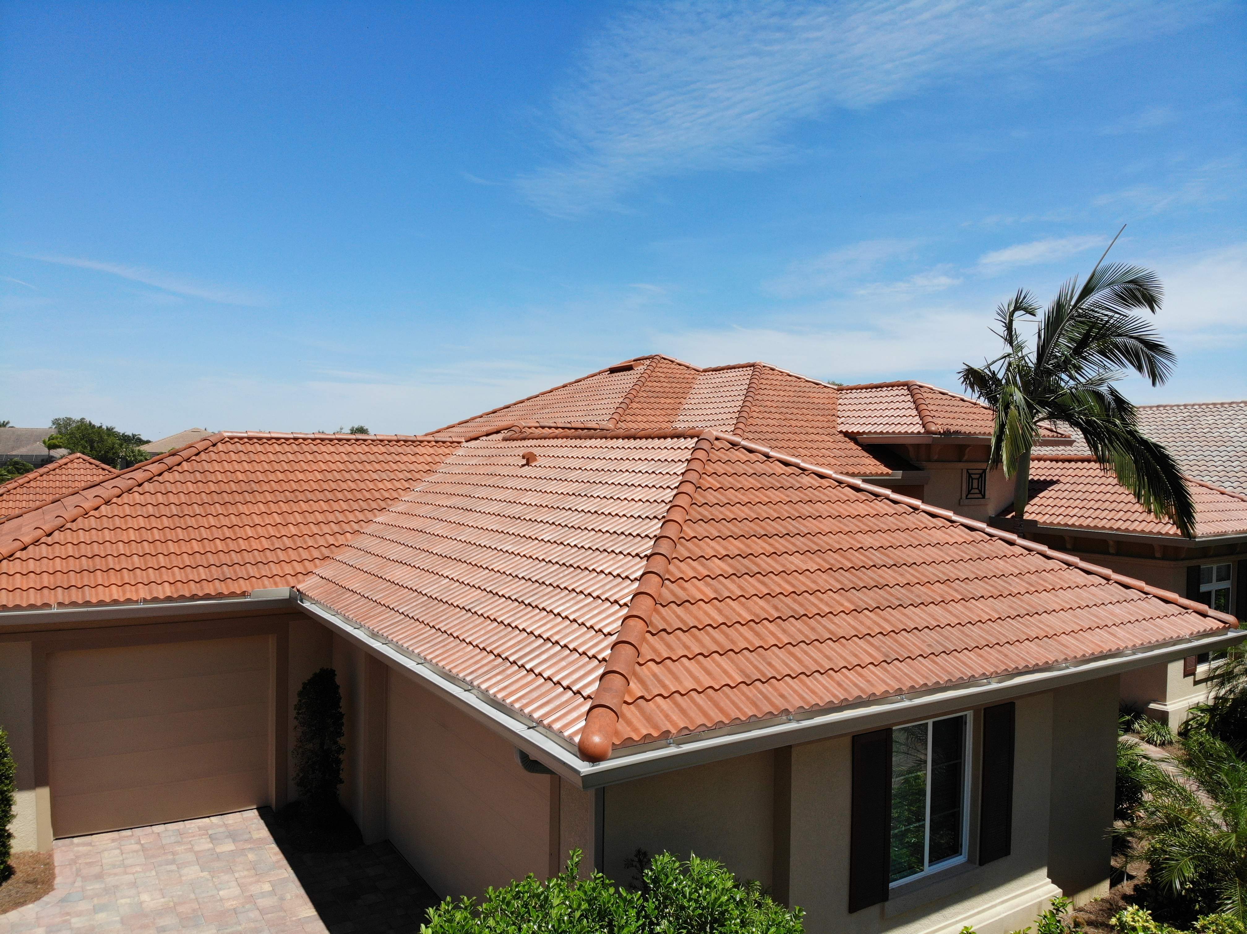 Residential Roofing Installation using Composite Spanish Tile by International Roofing