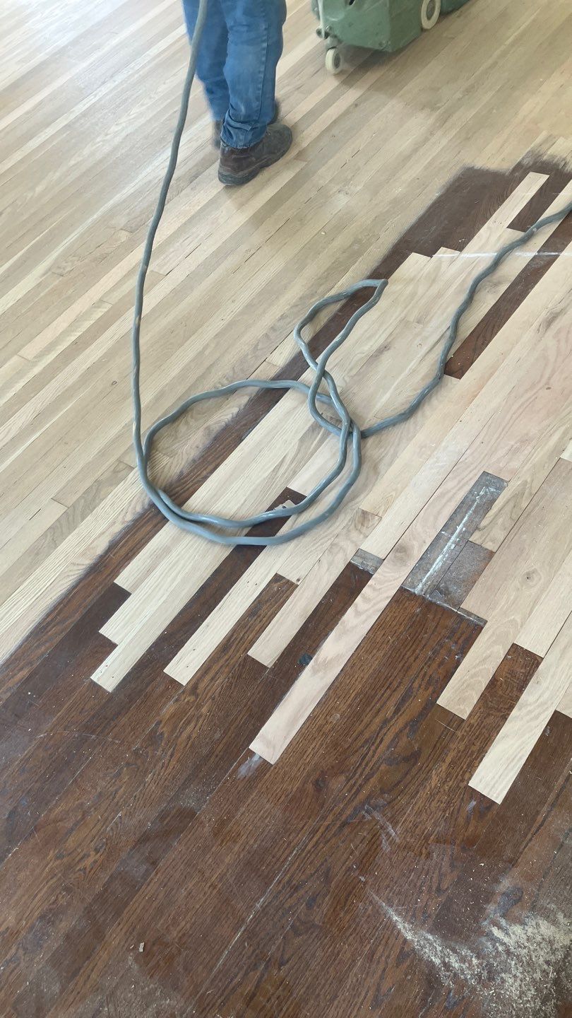 Hardwood Repair and Refinish  by Footprints Floors of Nashville