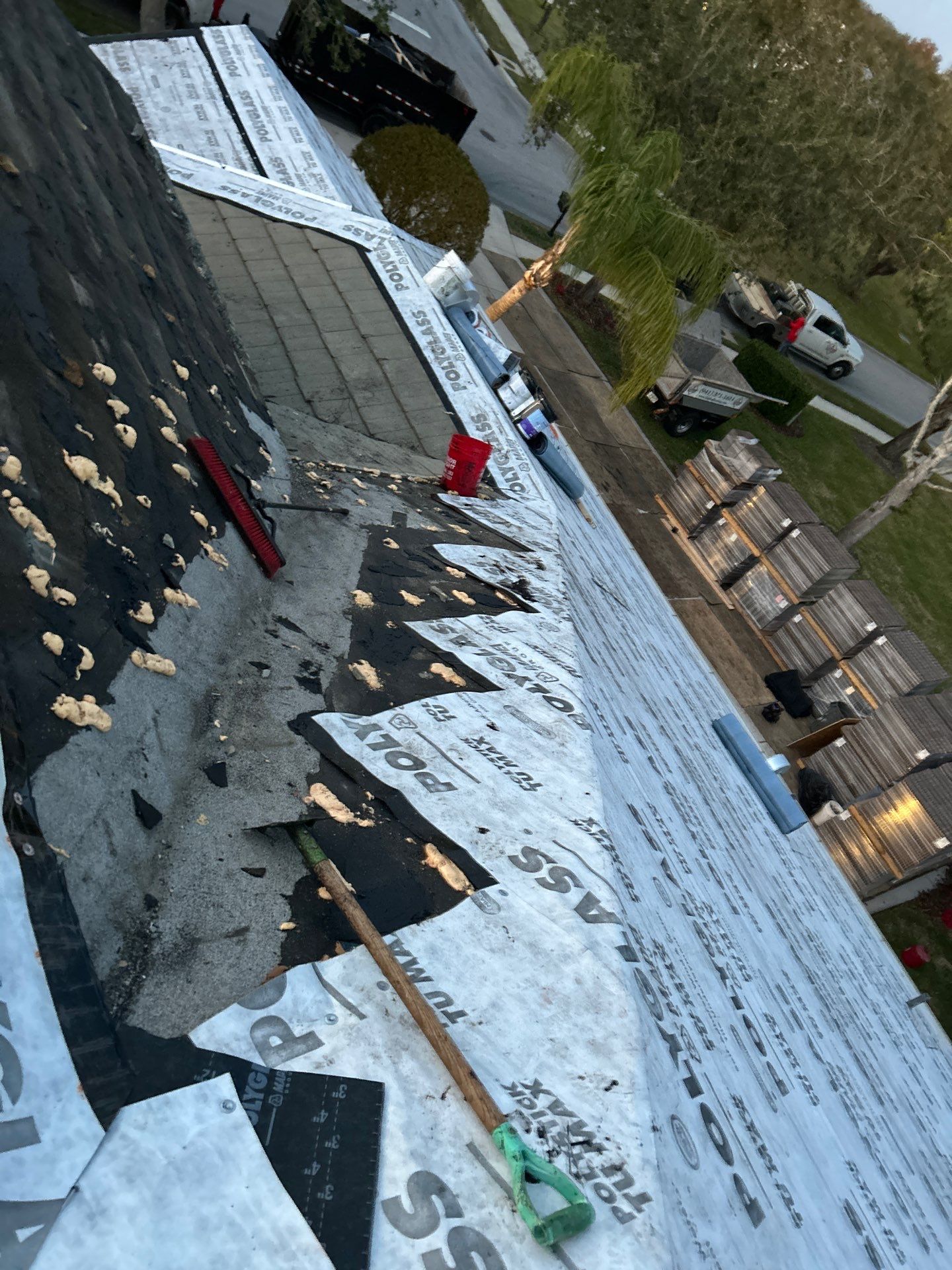 Residential Roofing Installation using roofing tiles from Eagle Roofing Products! by Gopher Roofing
