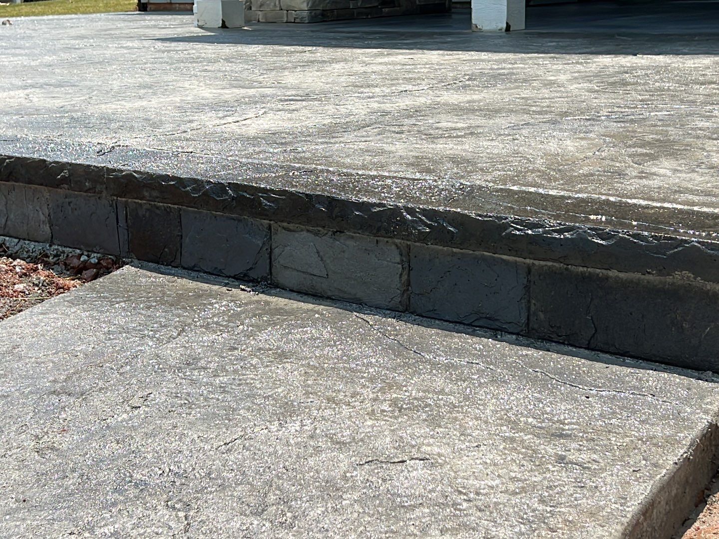 Stamped Concrete Patio by Xtreme Concrete Services