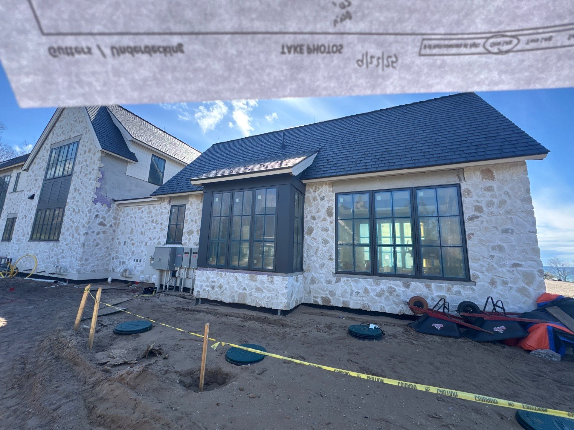 Half Round Gutter Installation for Petoskey Residence by Rainbow Seamless Systems
