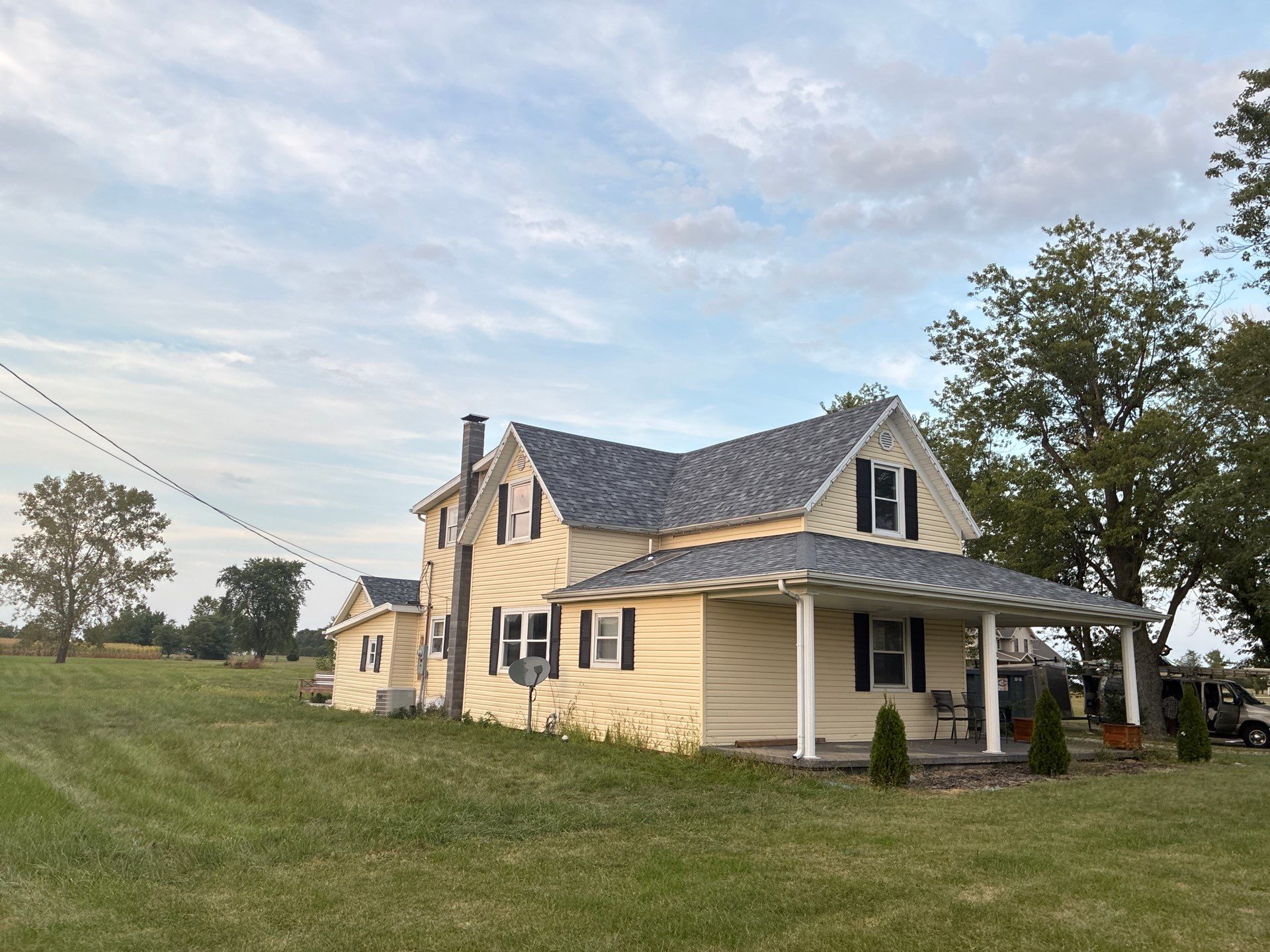 Project in Parker City, IN by Rodeffer Roofing INC