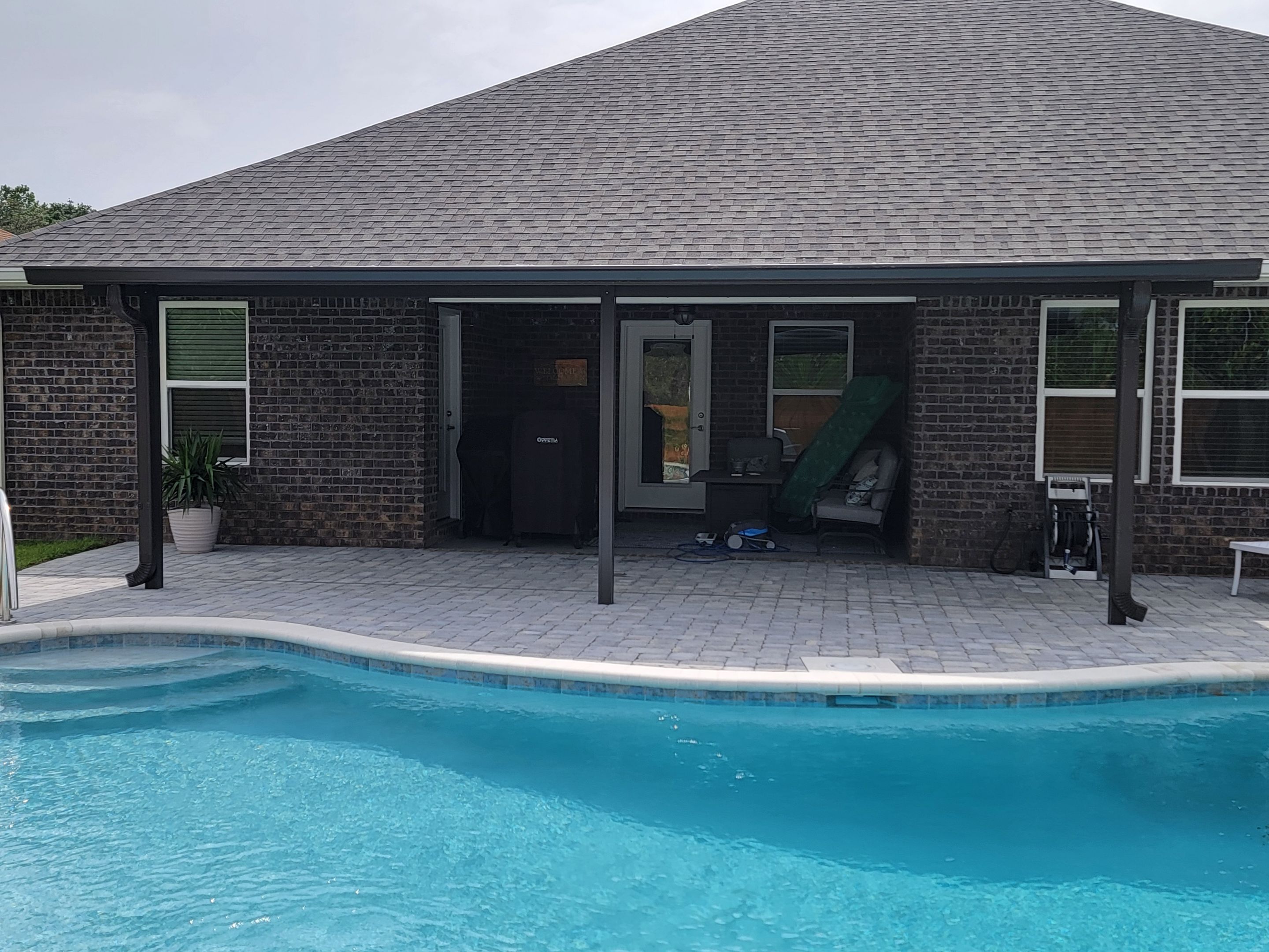Navarre Patio Cover Using Colorbeam by Titan Sunrooms