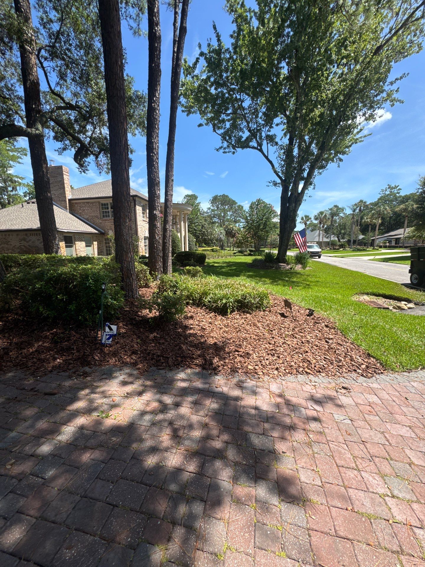 Deerwood Resident | Mulch Installation by ProGreen Services