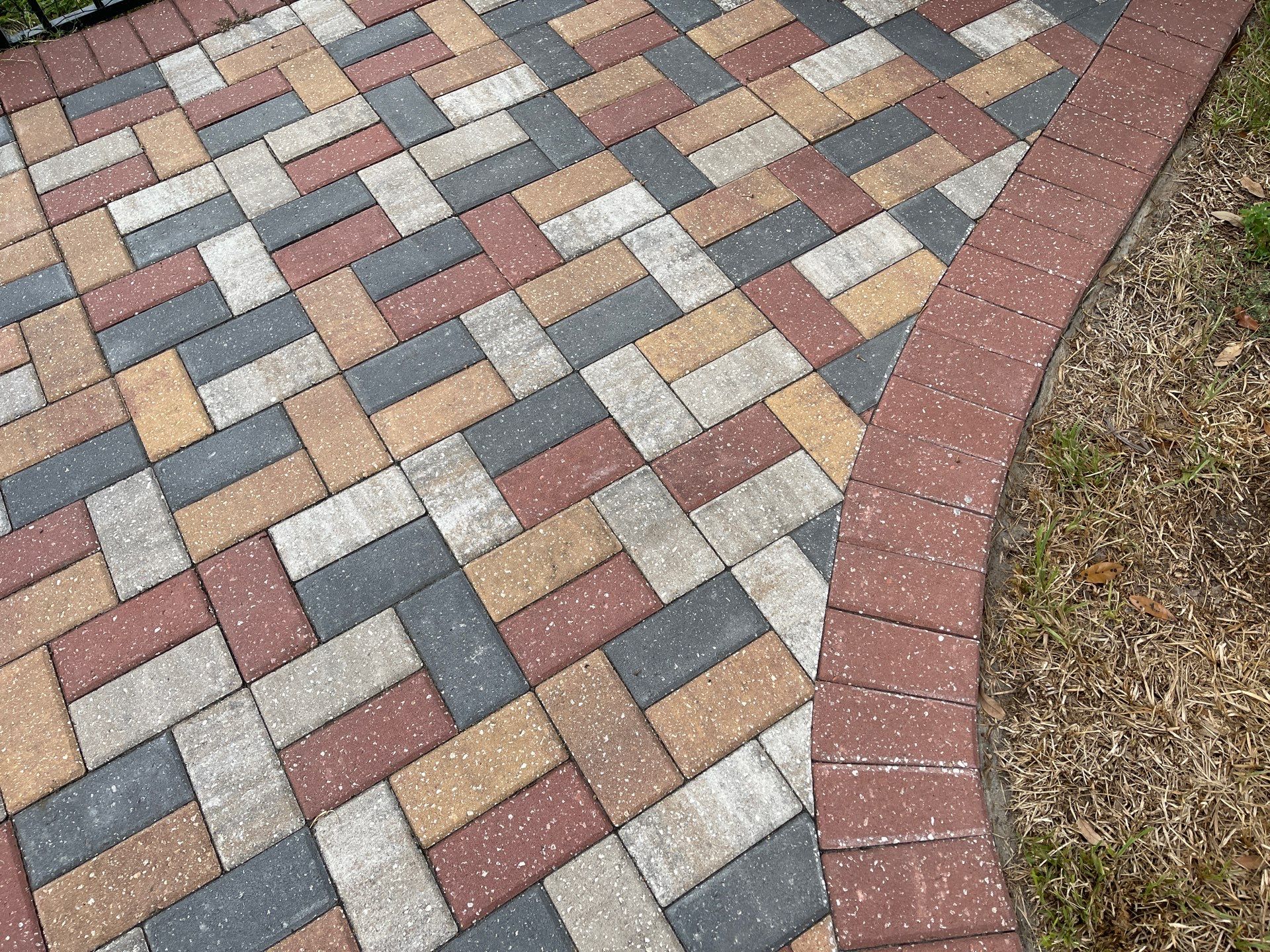 Paver Driveway using Concrete Sealant by DuraSeal