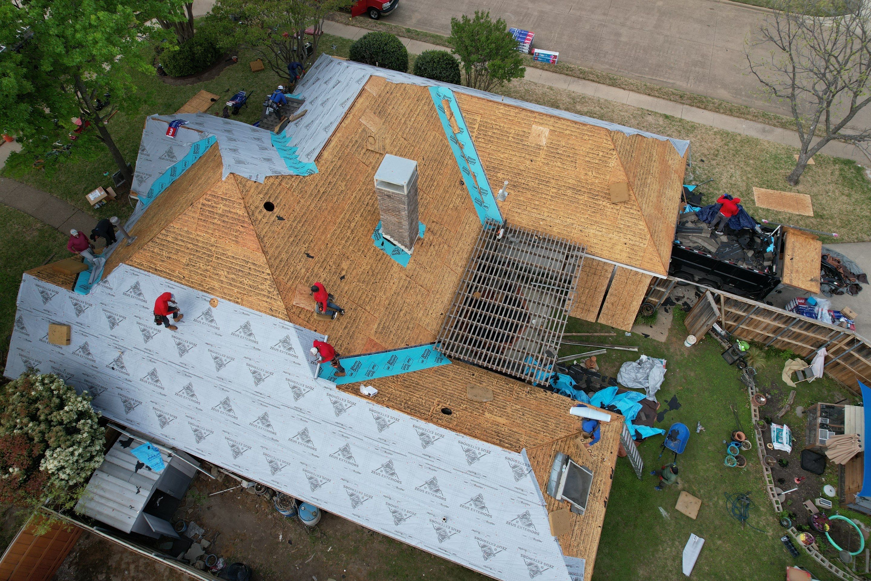 Project in Allen by Zeus Exteriors