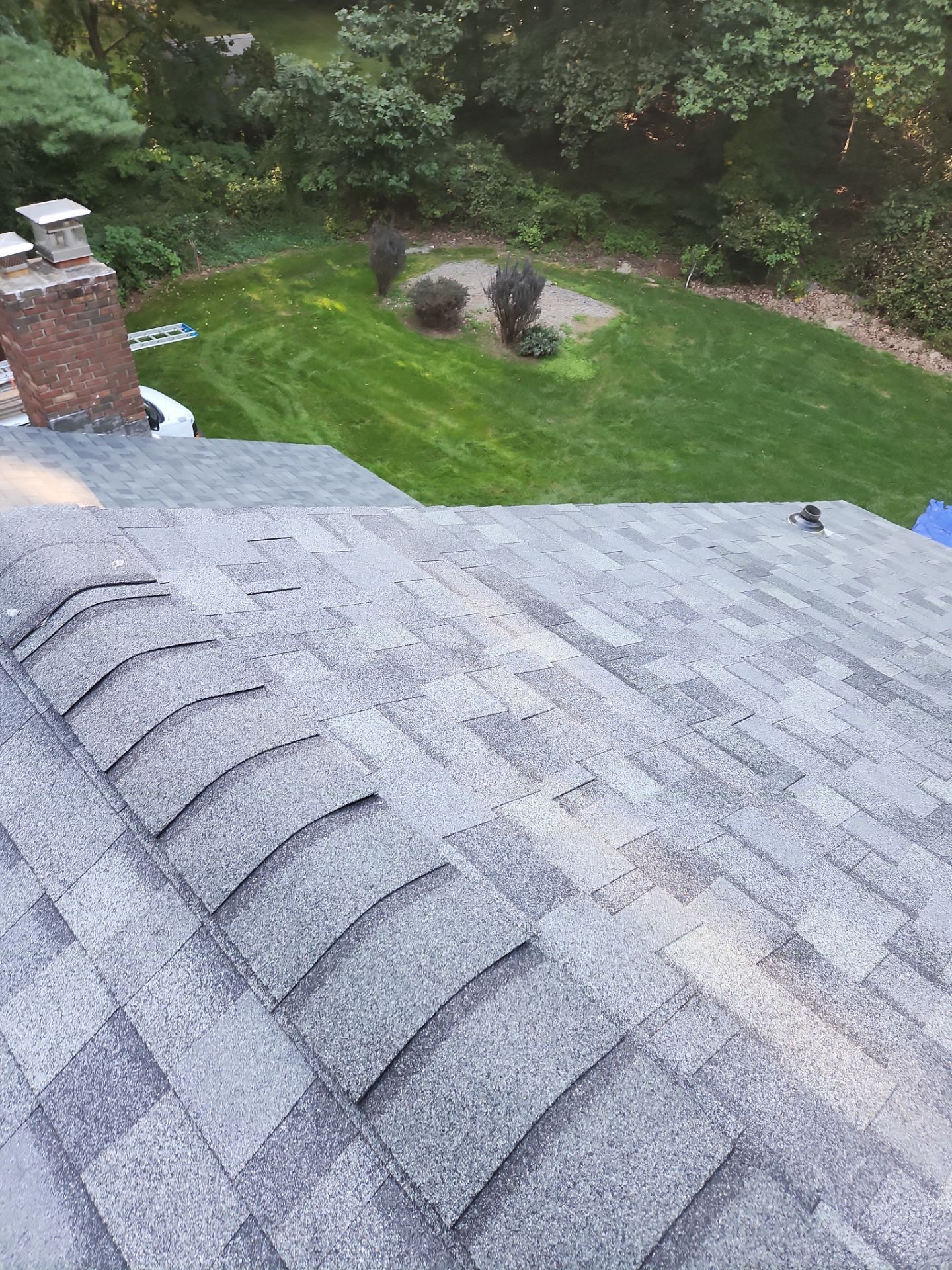 Residential Roofing Installation using Owens Corning TruDefinition Duration AR - Estate Gray by A Plus Exterior