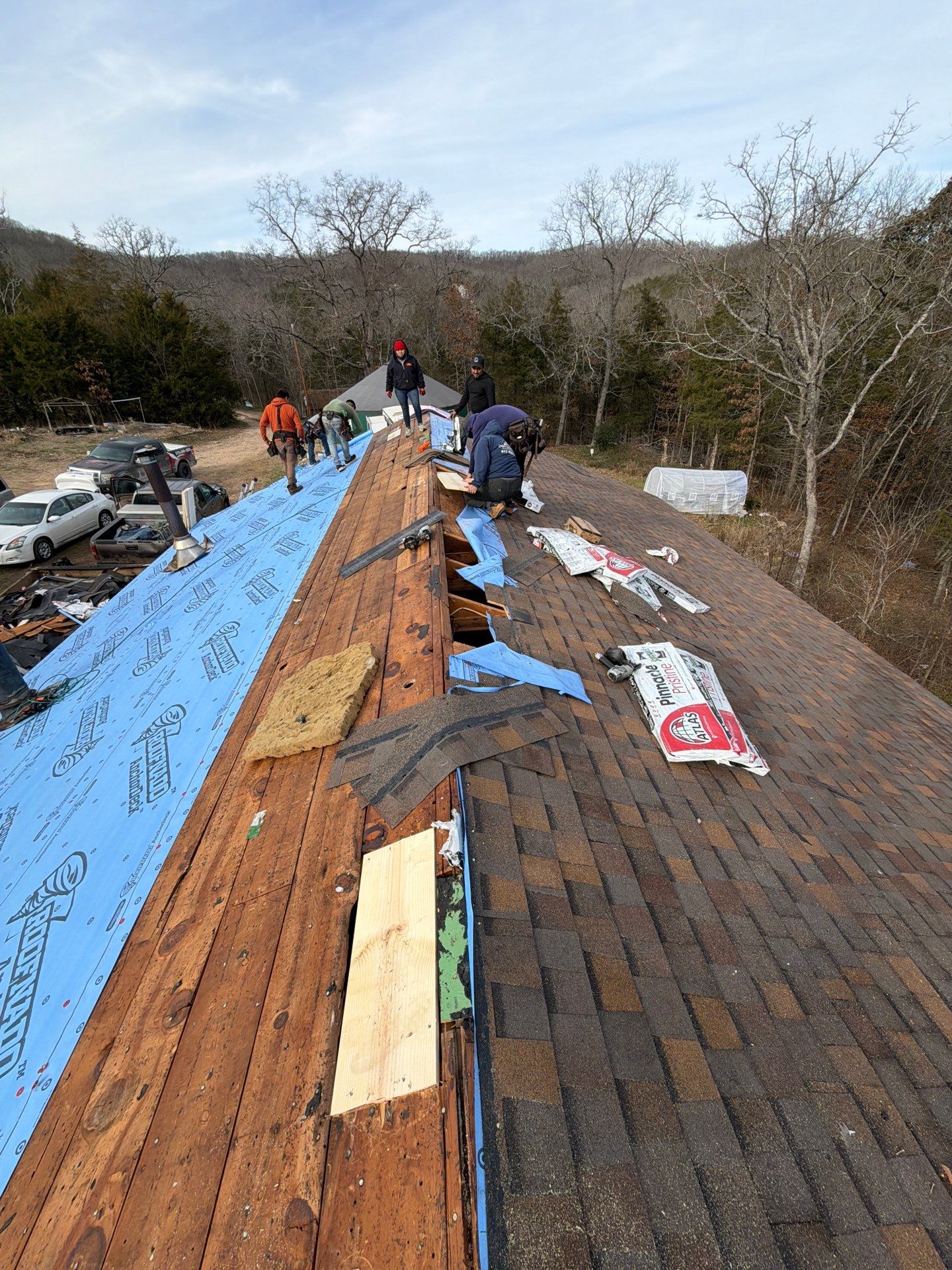 Residential Roofing + Gutters & Downspouts Install  by Titan Commercial & Residential Roofing 