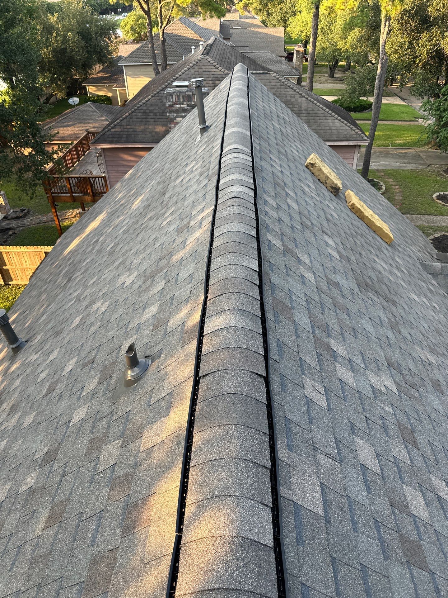 Project in Houston by Motion Roofing