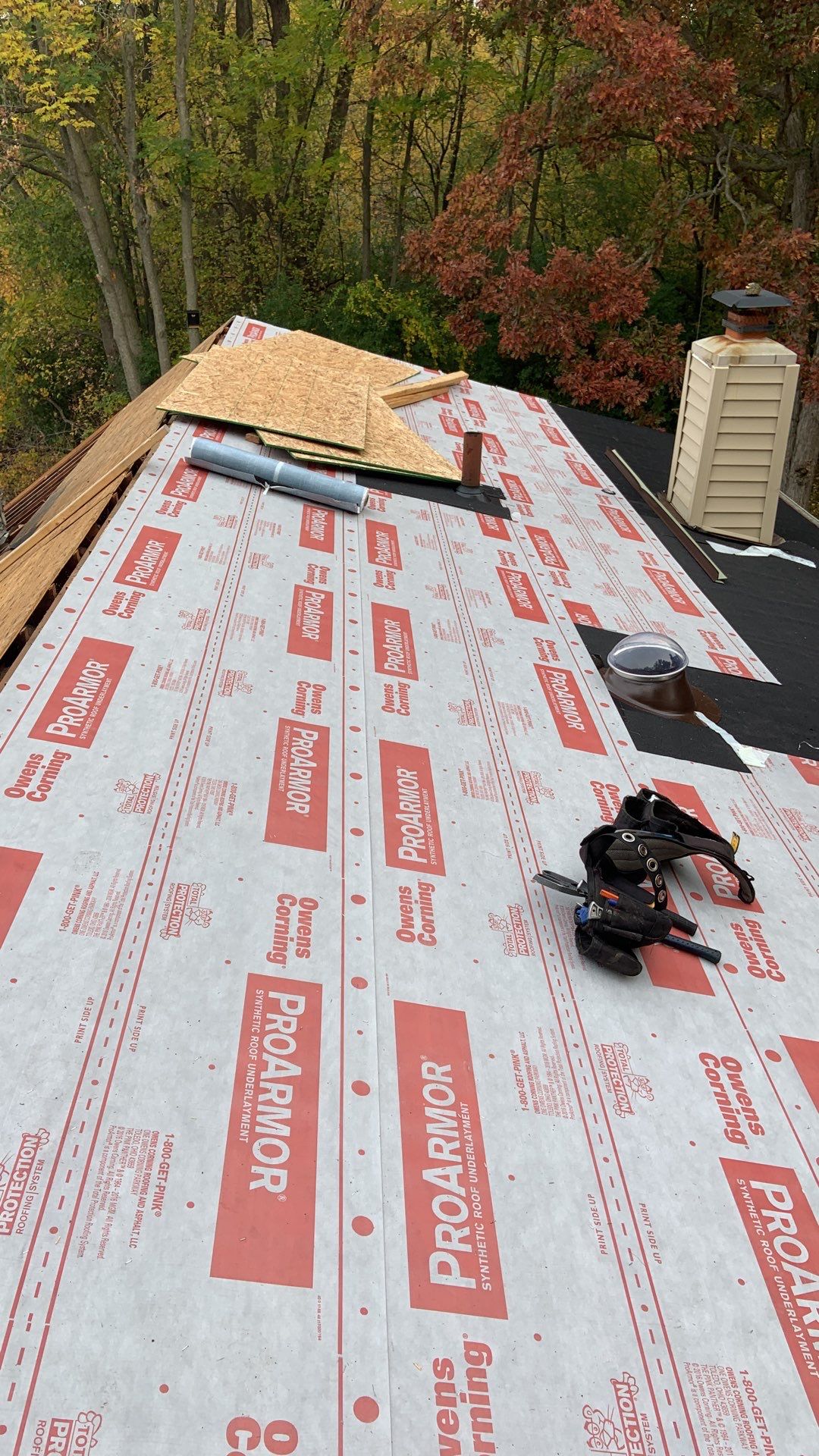 Roof Replacement using Owens Corning by 180 Contractors