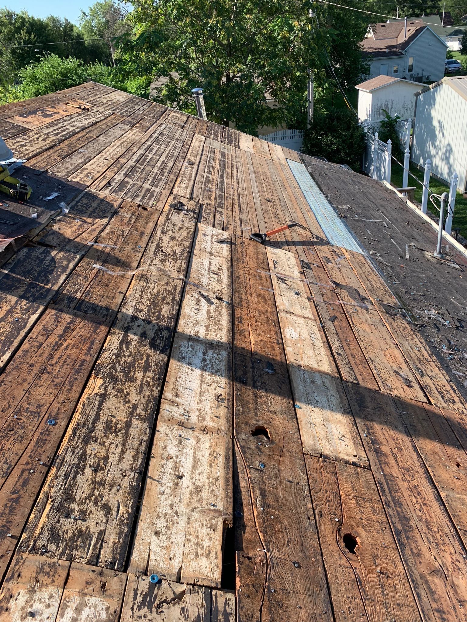 Residential Roofing Installation using Owens Corning Duration Colonial Slate by Lightning Exteriors