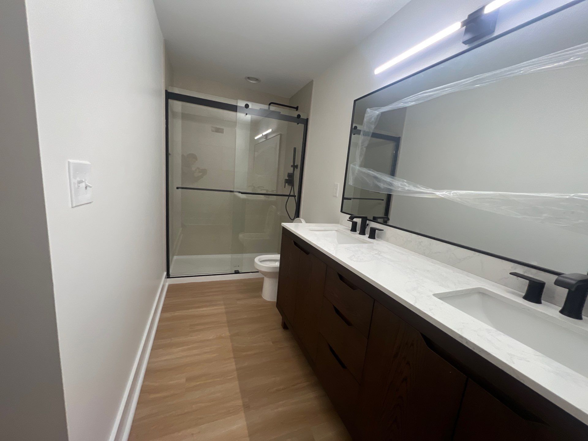 Complete Basement Remodeling and Custom Bathroom Installation in Kennesaw by Swift Home Renovations