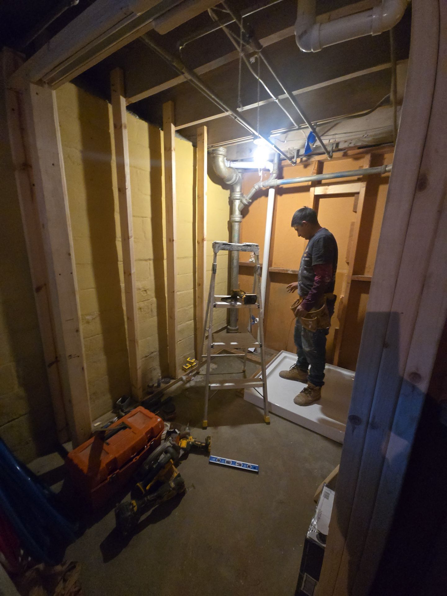 Bathroom Transformation – From Empty Space to Dream Bathroom by Johnny Five Construction 