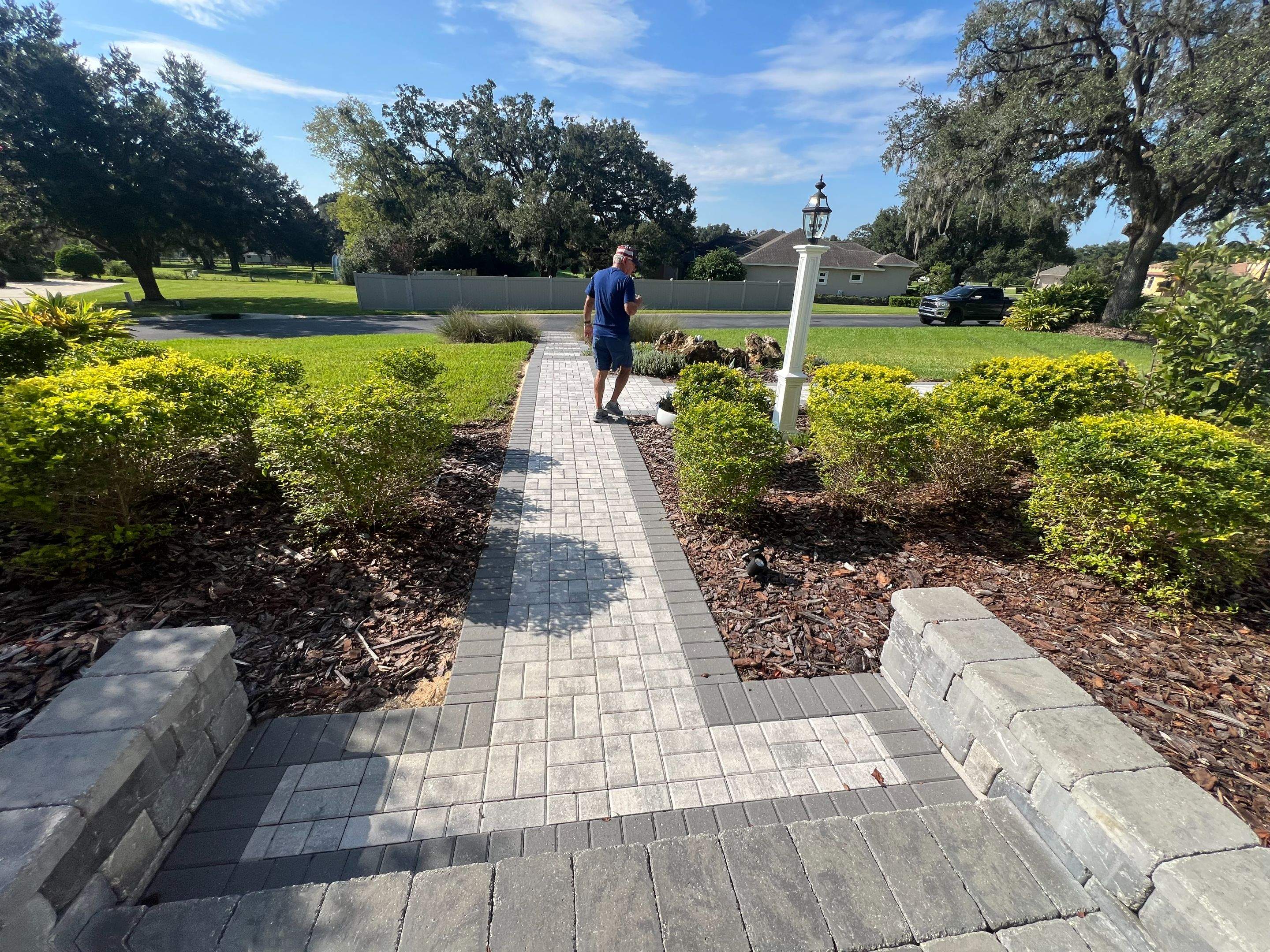 Paver Driveway and Backyard Patio Sealing in Ocala by Infinite Exteriors LLC