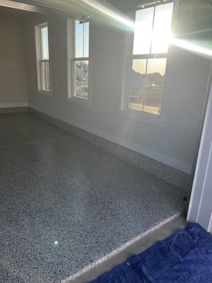 Garage Floor Coating using Cabin Fever