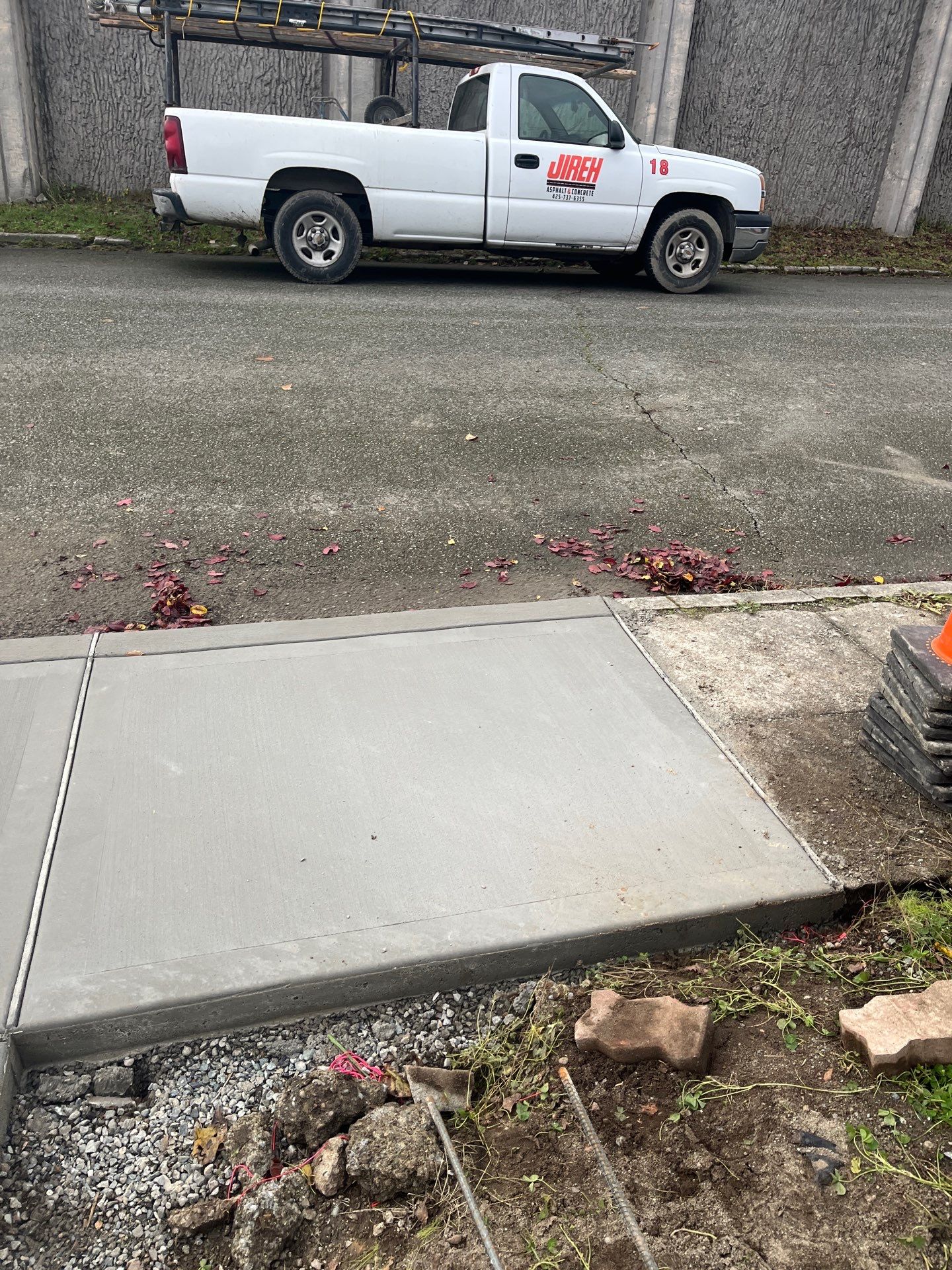 Concrete Driveway & Landscaping Project | Everett by Jireh Asphalt & Concrete Inc 